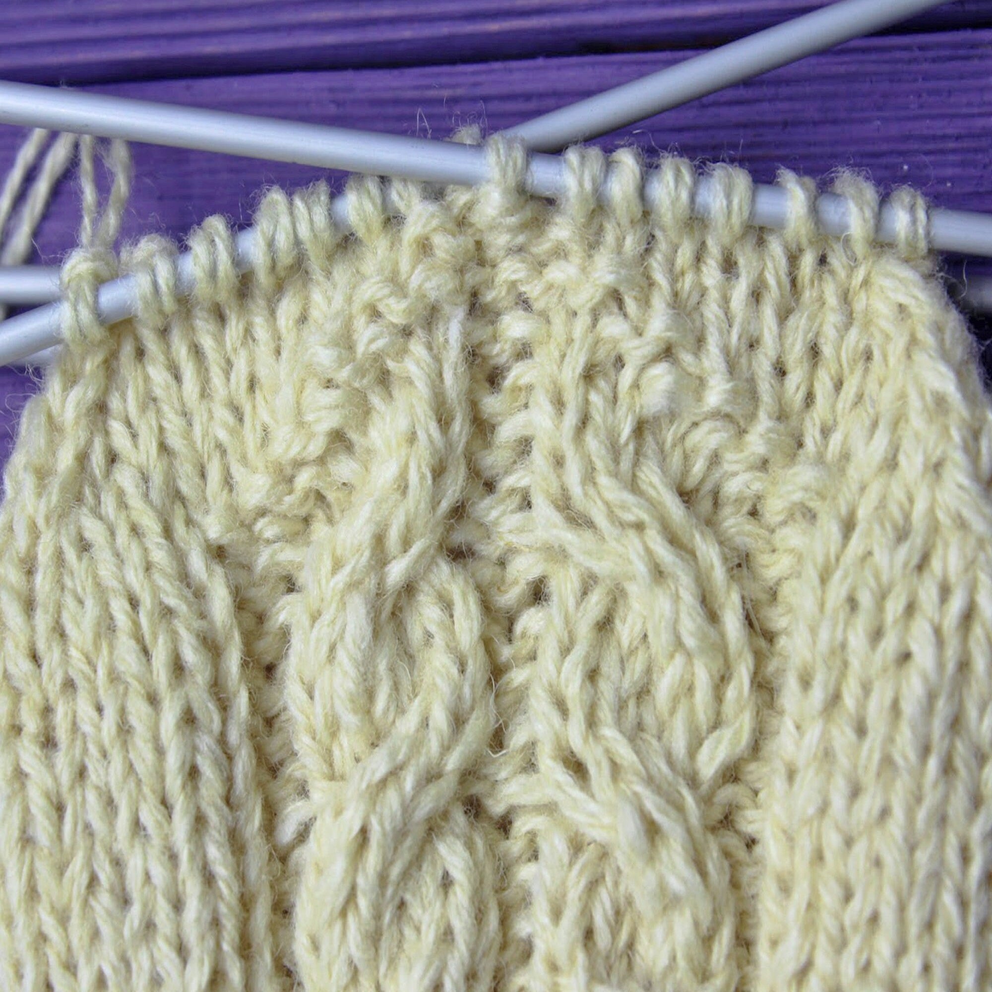 CABLE MITTENS Knitting Pattern (skill level intermediate)