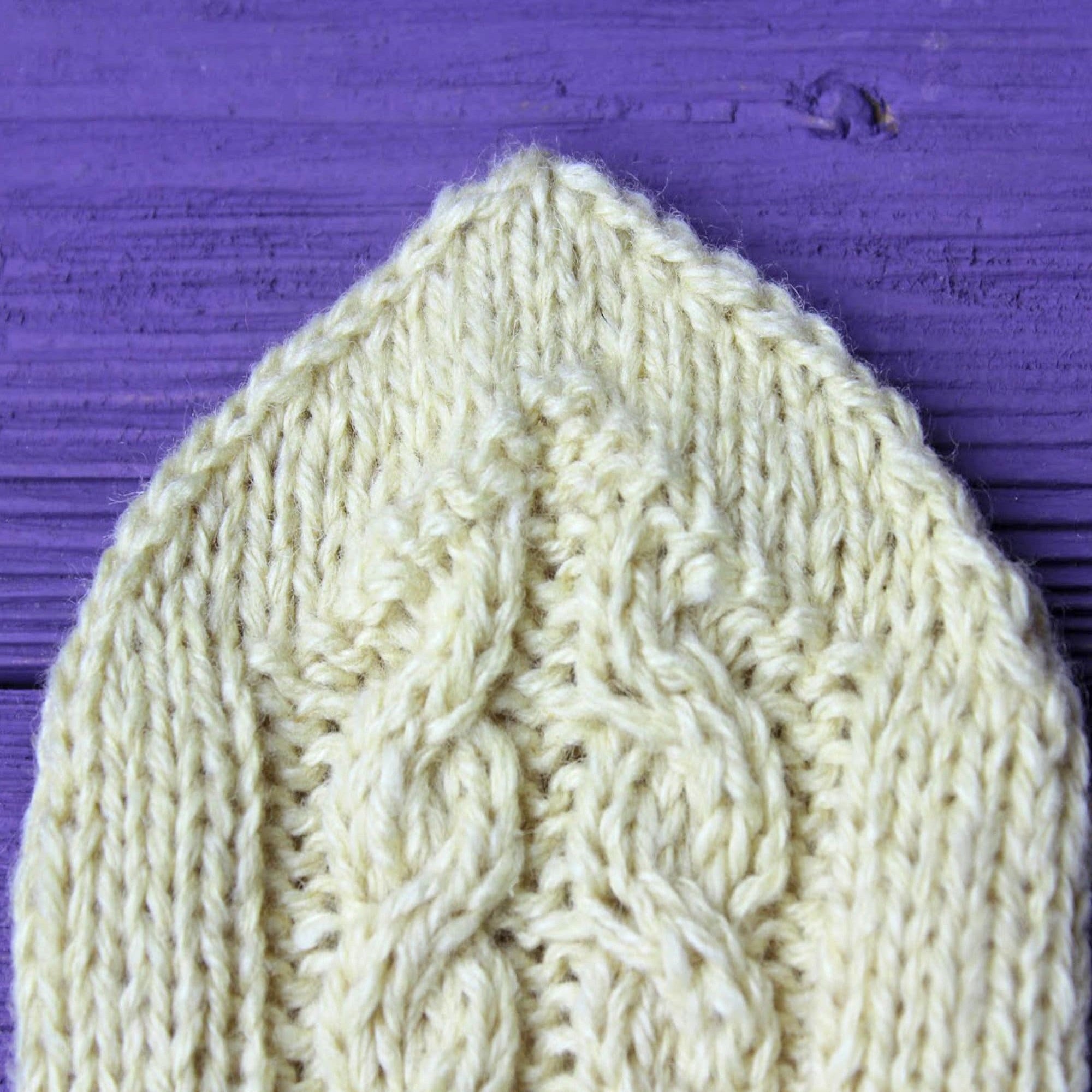 CABLE MITTENS Knitting Pattern (skill level intermediate)
