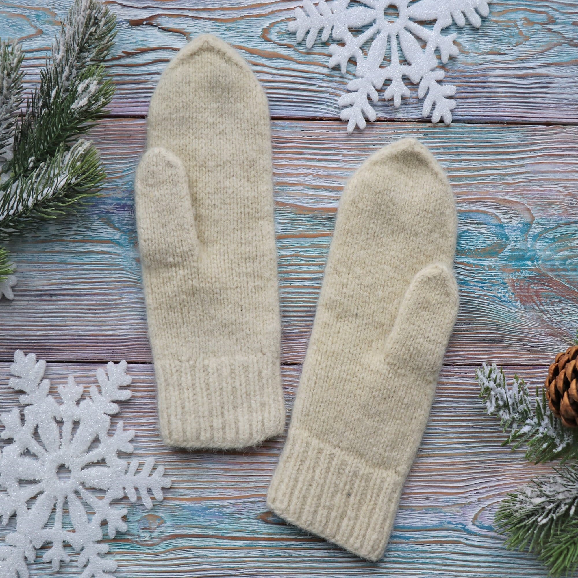 CABLE MITTENS Knitting Pattern (skill level intermediate)