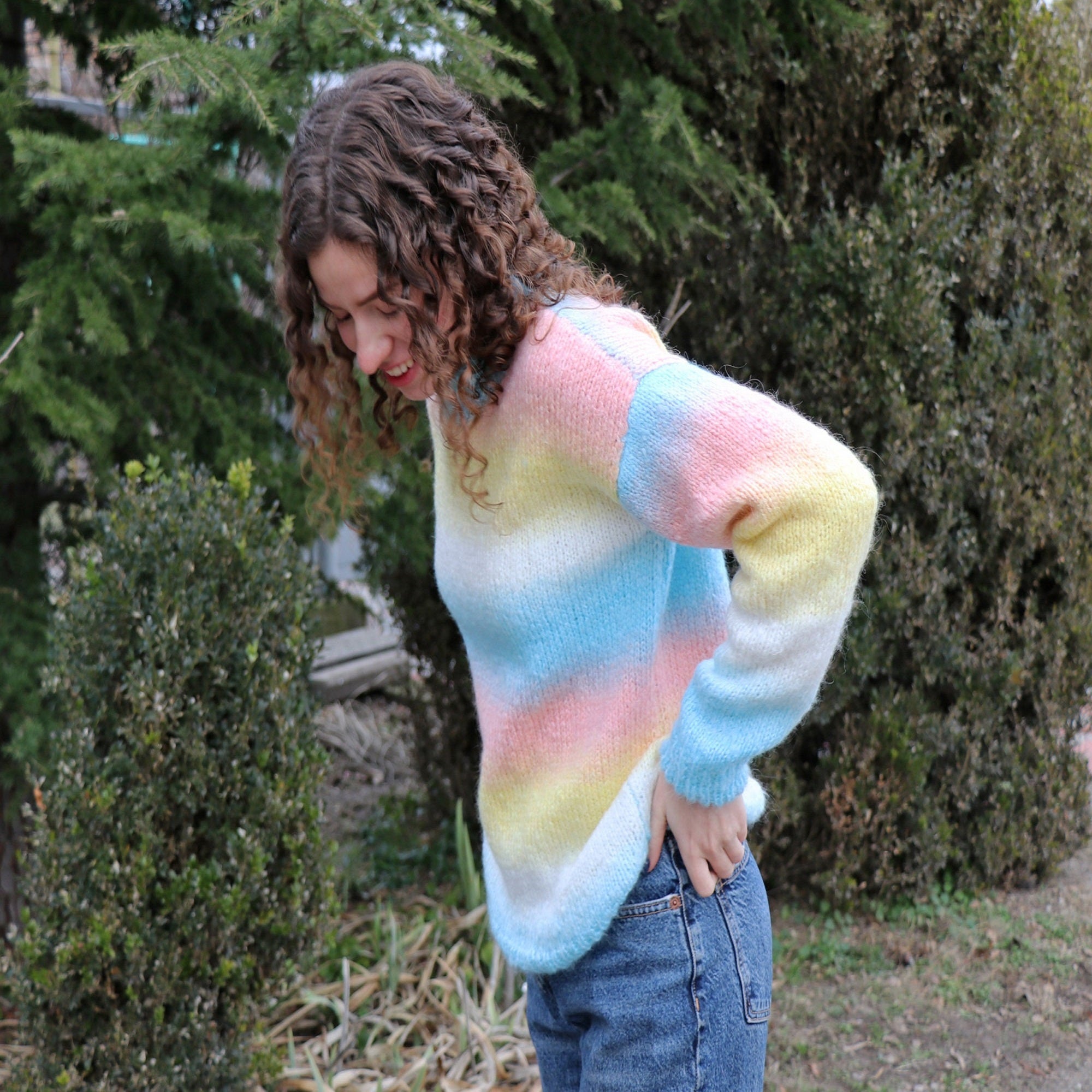 ENID SWEATER Knitting Pattern (skill level intermediate)