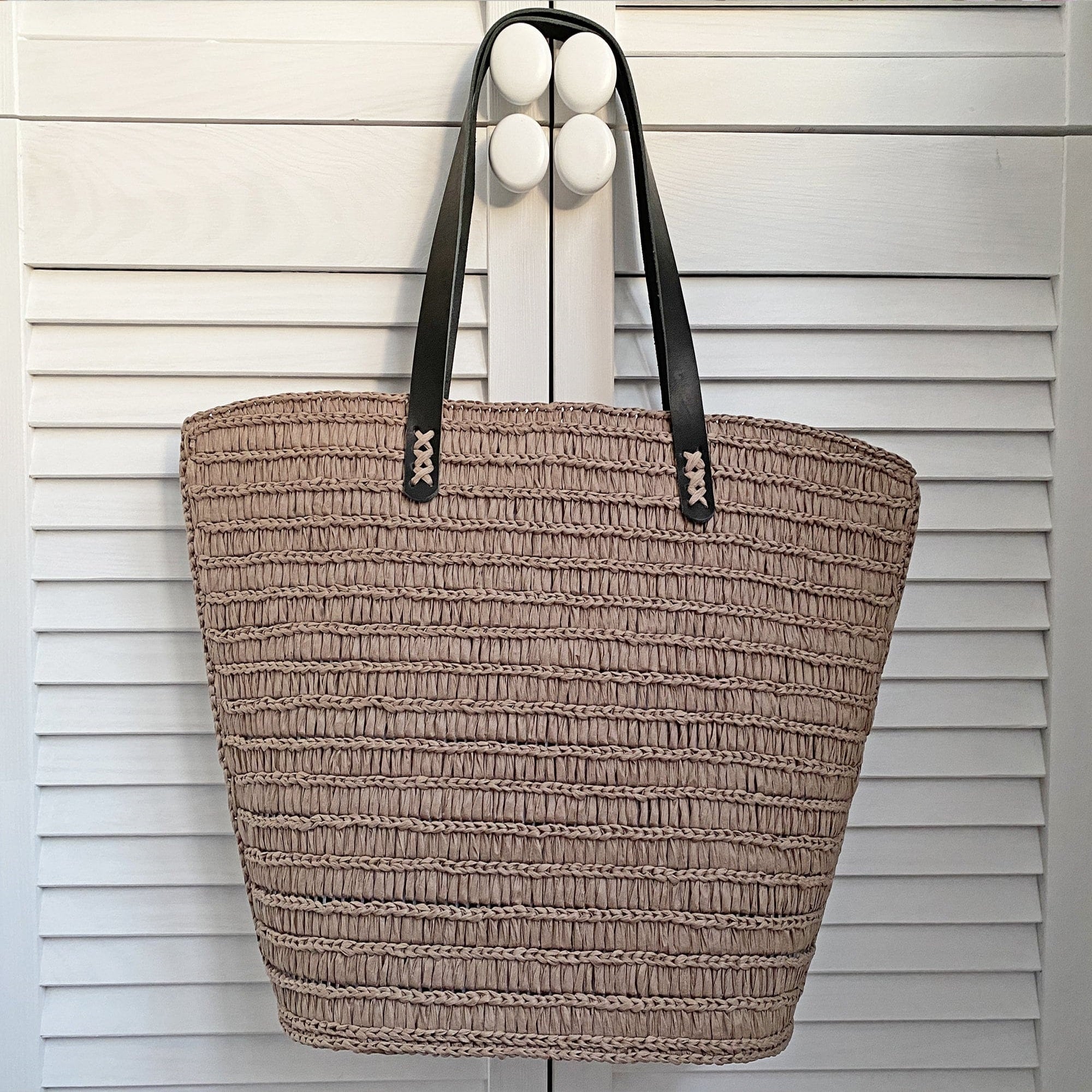 Tote Bag Plastic Canvas, 2 colors