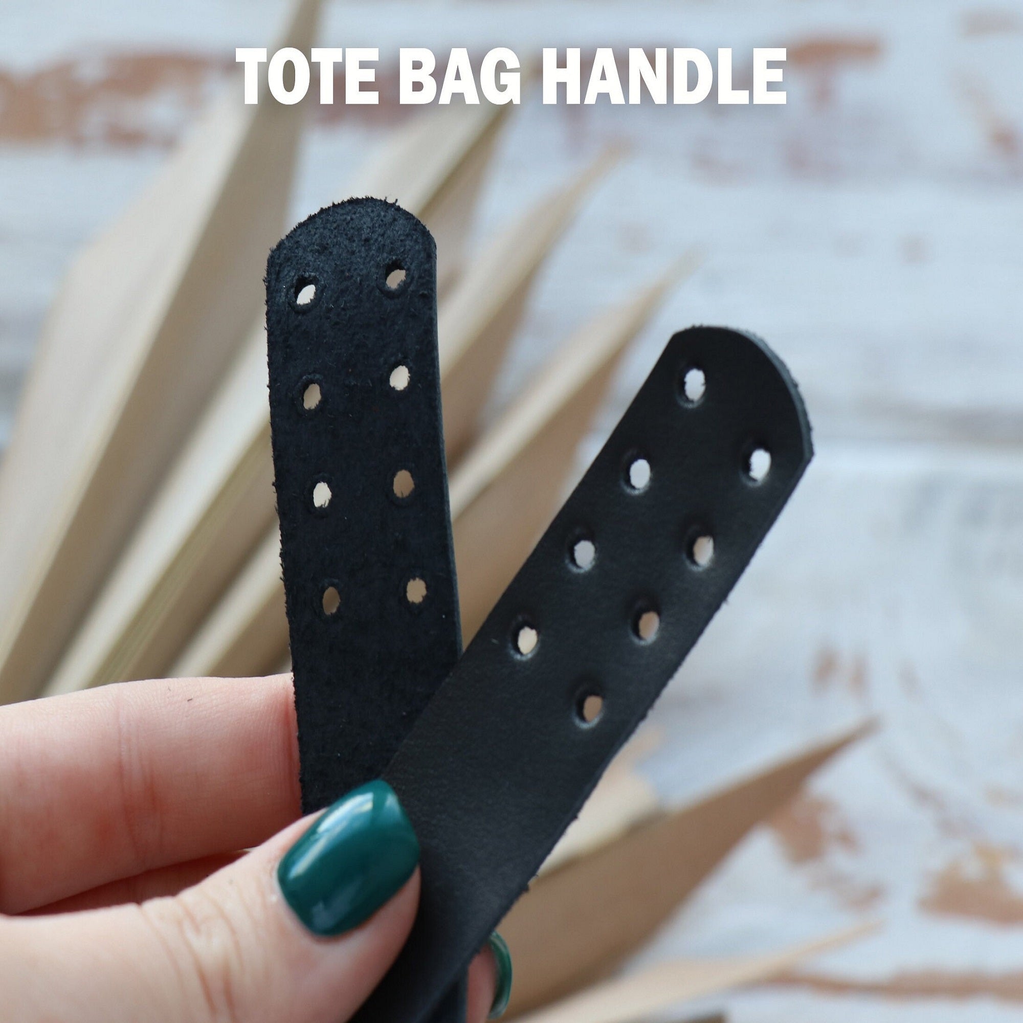 Tote Leather Bag Straps, 2 colors