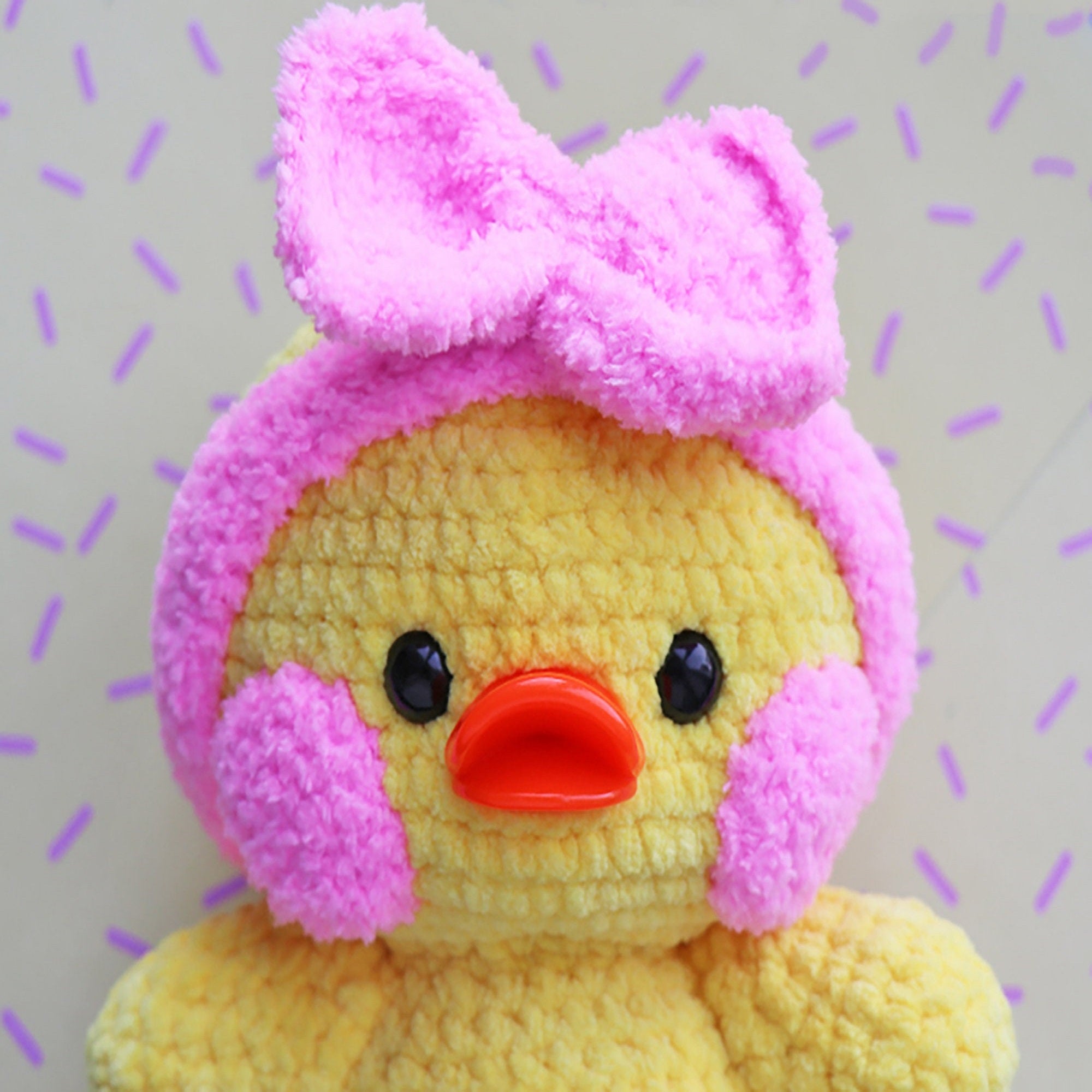 CUTE DUCK Crochet Pattern (skill level beginner)