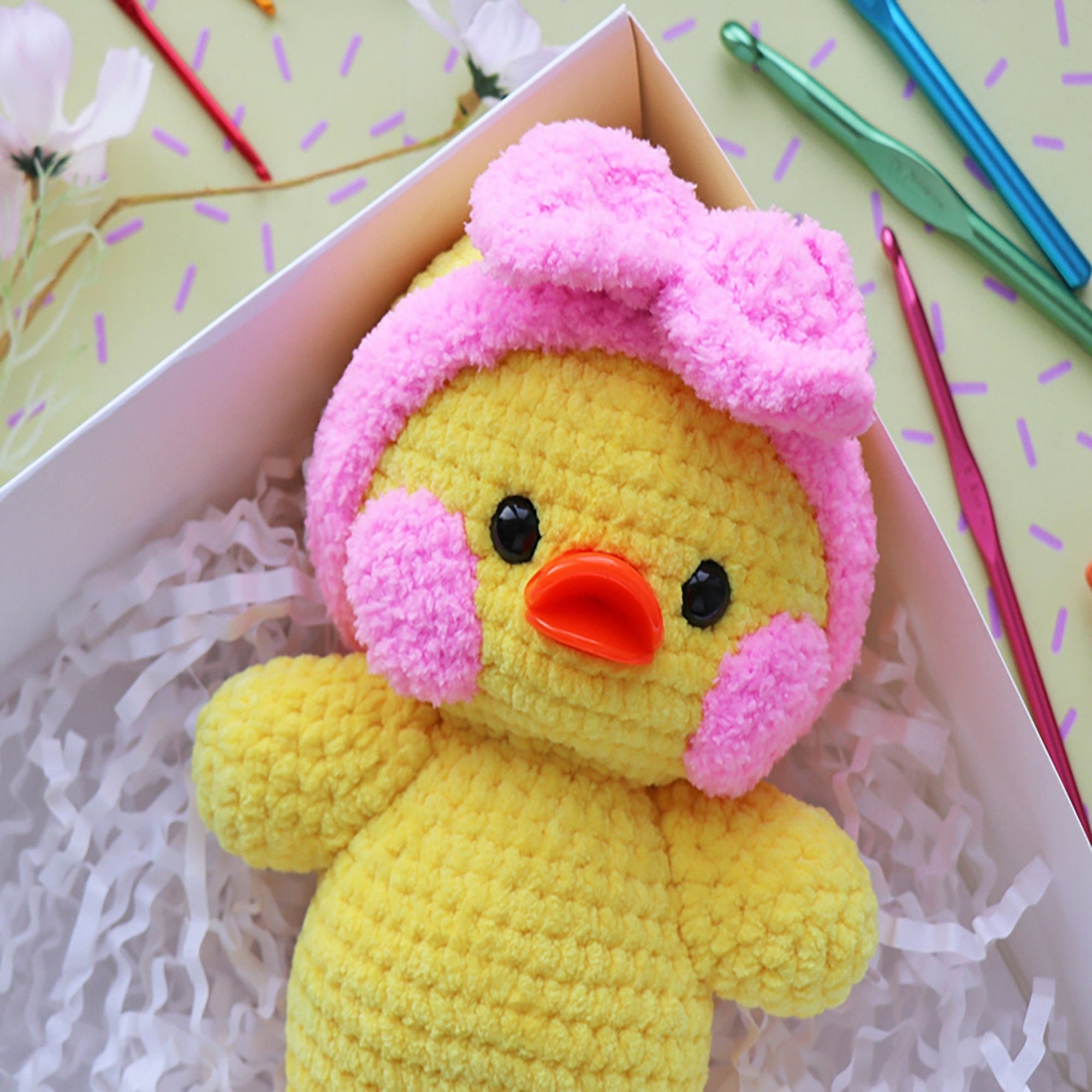 CUTE DUCK Crochet Pattern (skill level beginner)