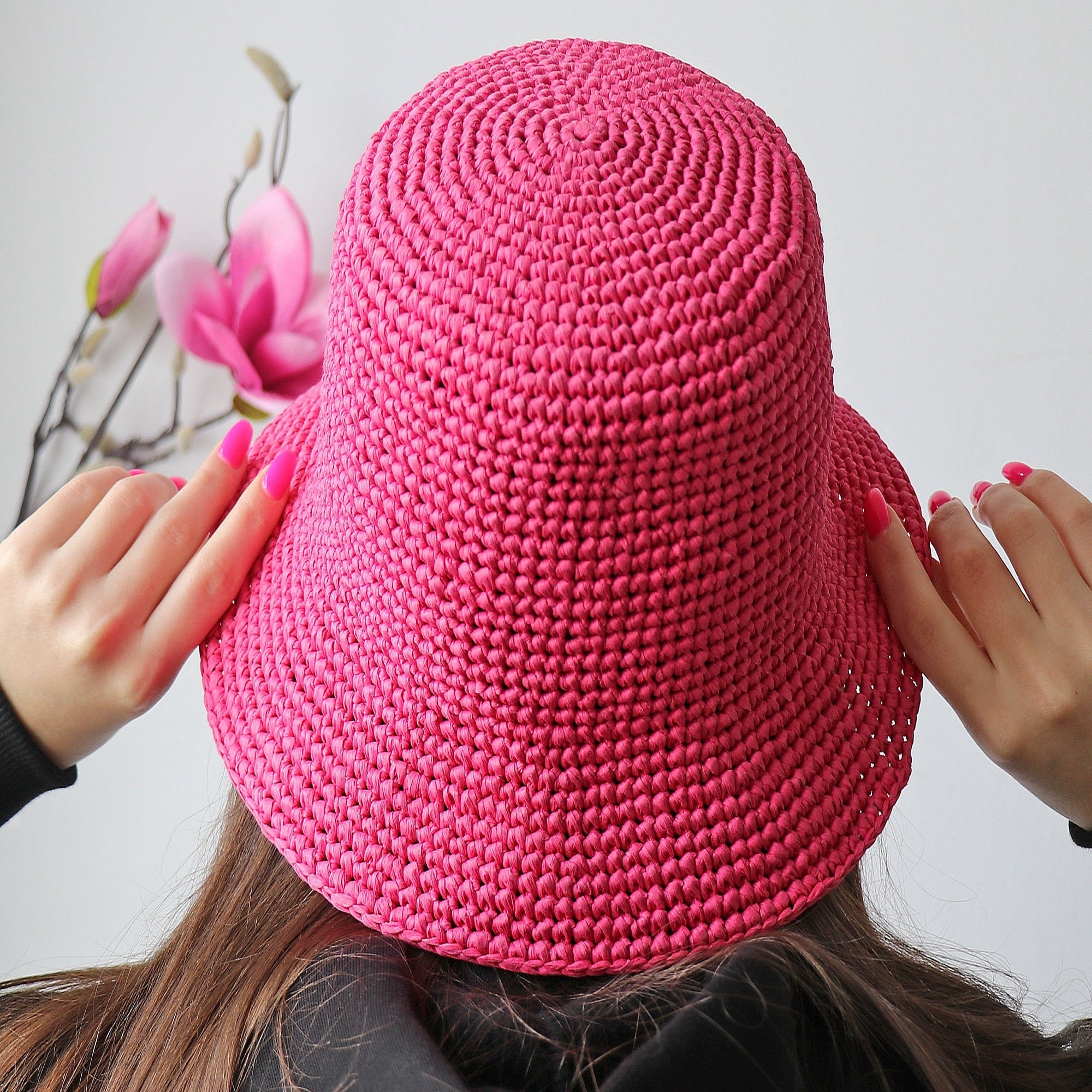 BUCKET HAT Crochet Pattern (skill level beginner)