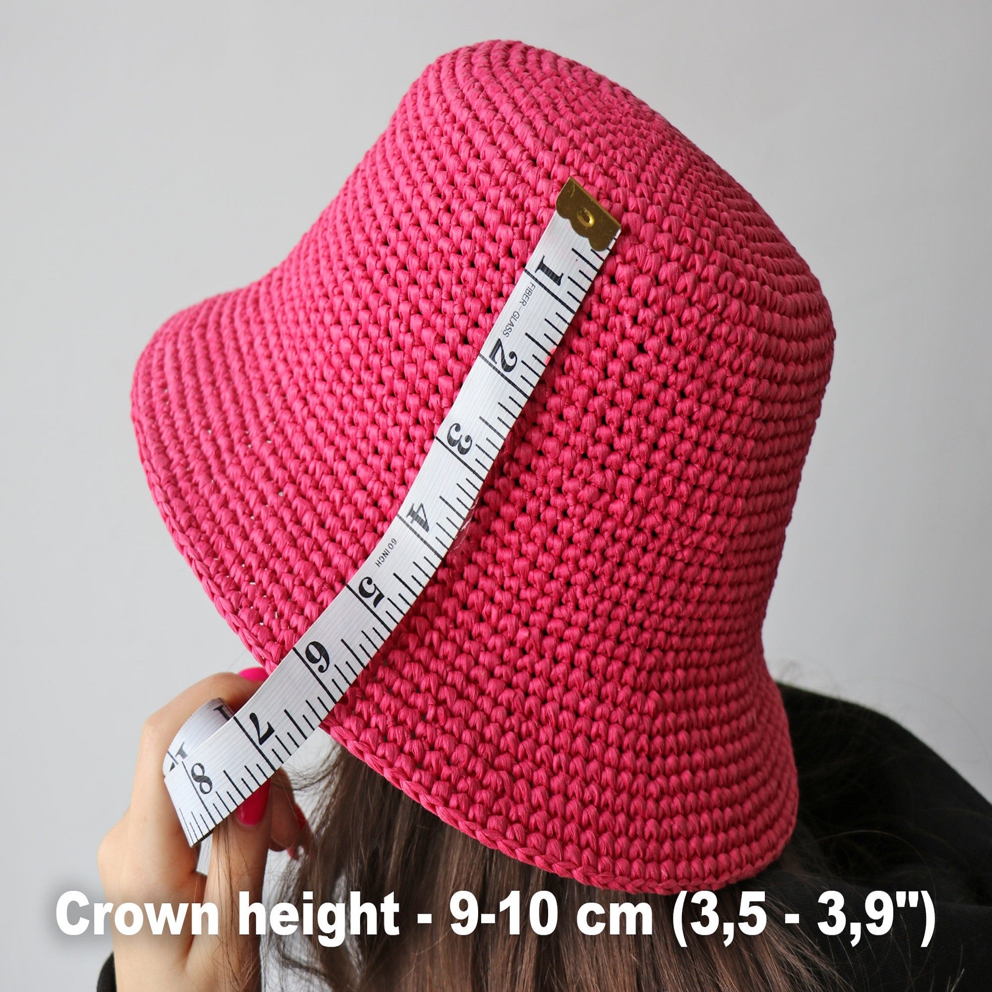 BUCKET HAT Crochet Pattern (skill level beginner)