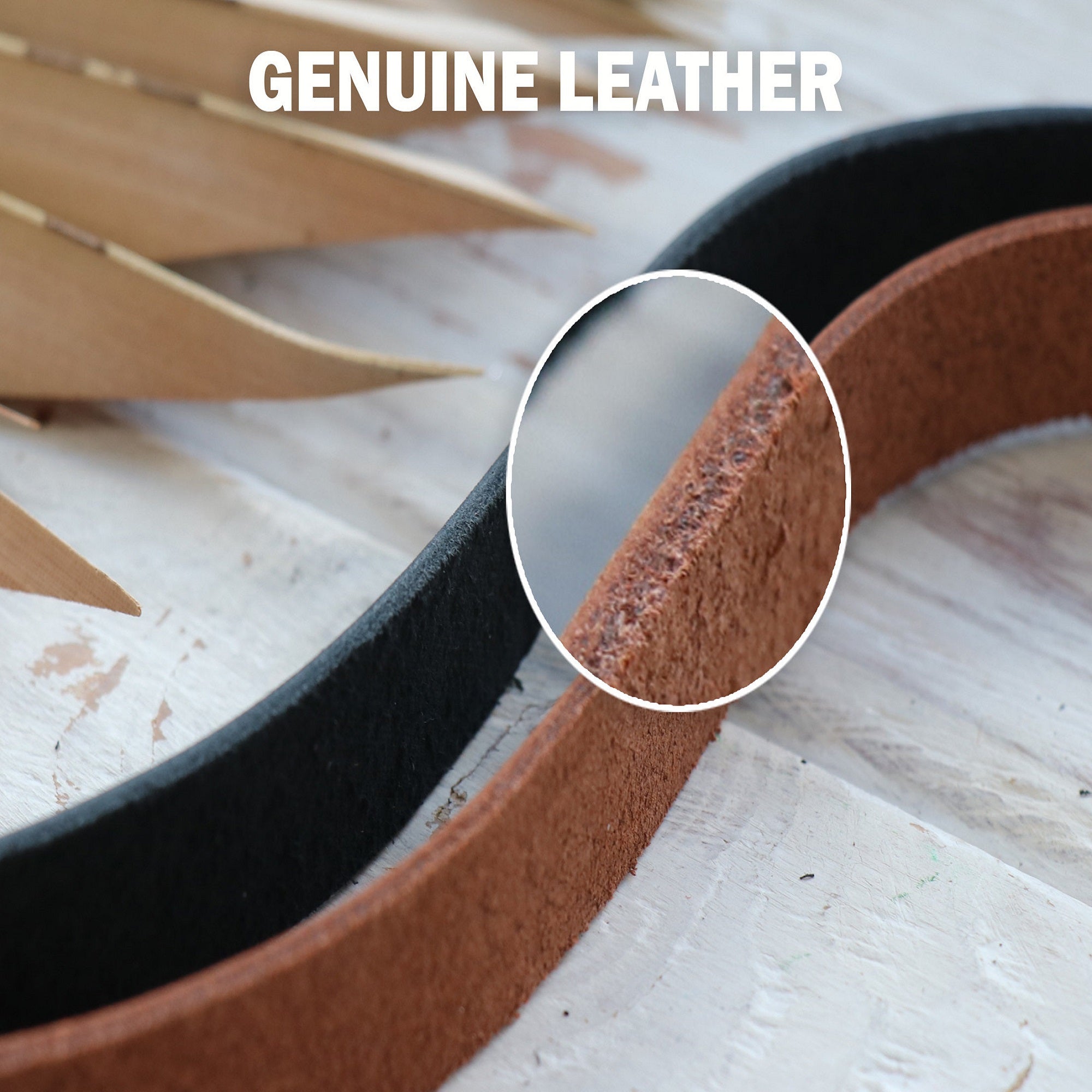 Tote Leather Bag Straps, 2 colors