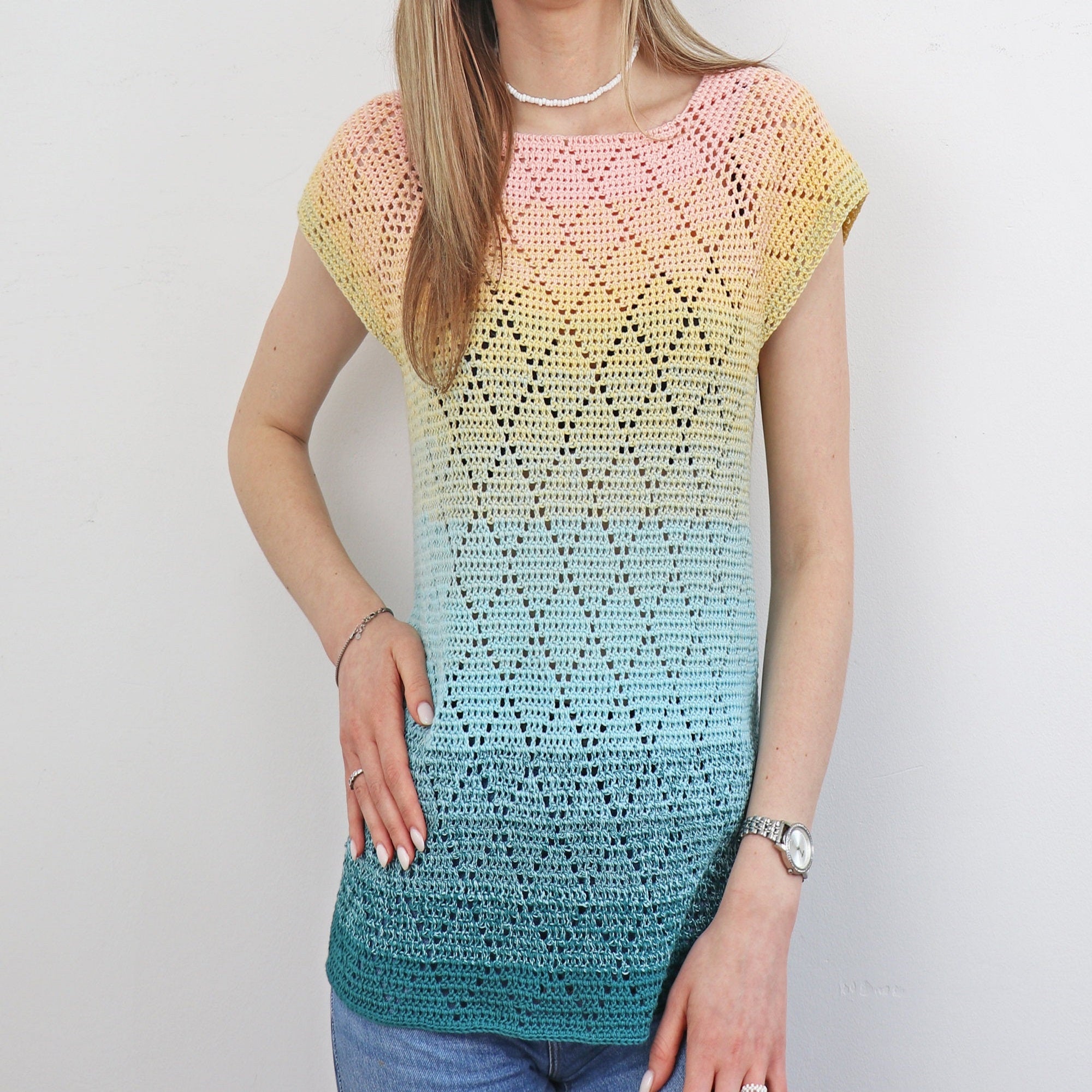 2-in-1 TOP Crochet Pattern (skill level intermediate)