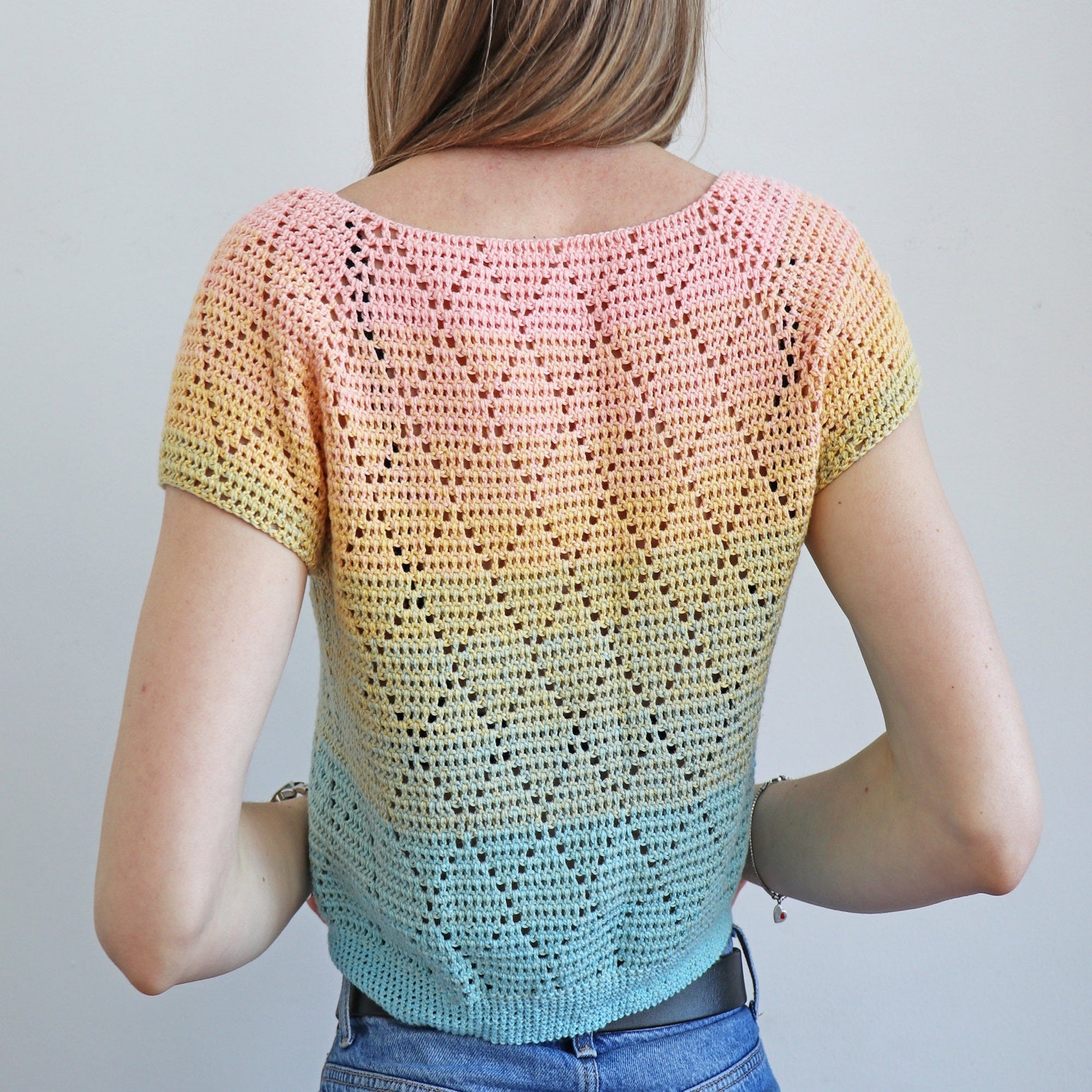 2-in-1 TOP Crochet Pattern (skill level intermediate)