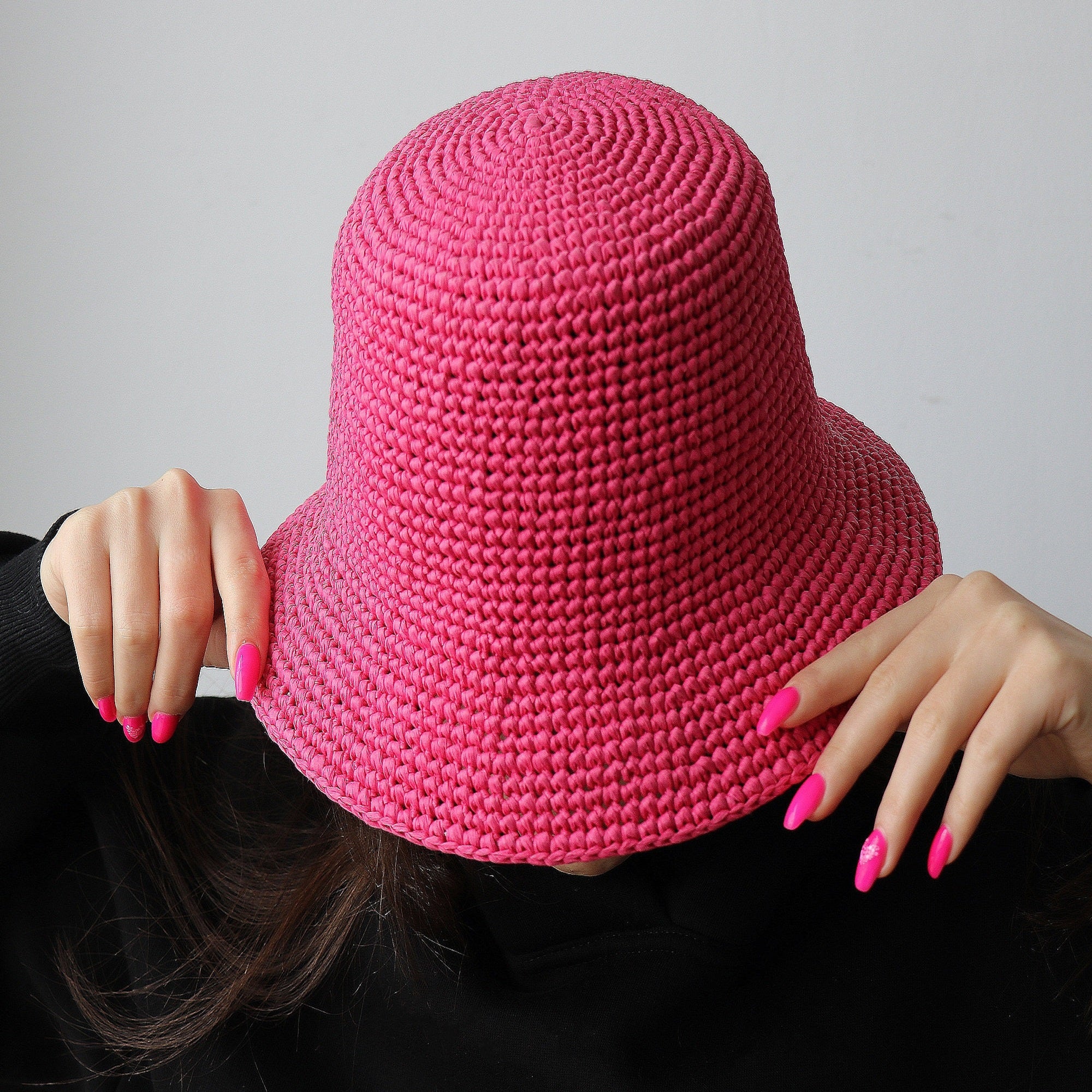 BUCKET HAT Crochet Pattern (skill level beginner)