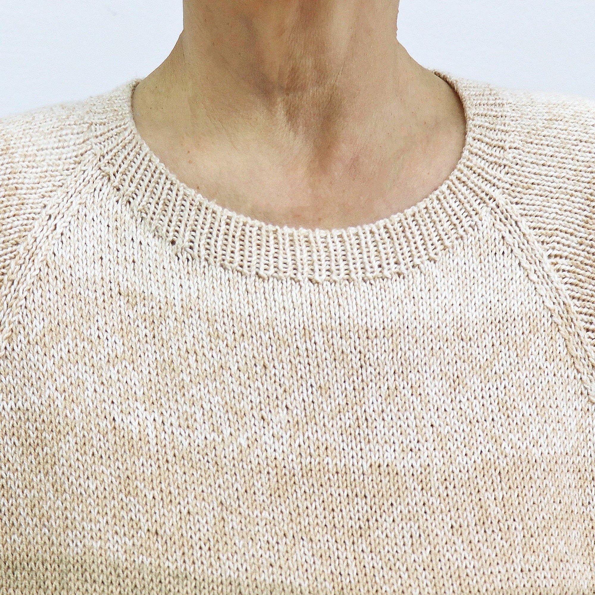 SUMMER T-SHIRT Knitting Pattern (skill level beginner)