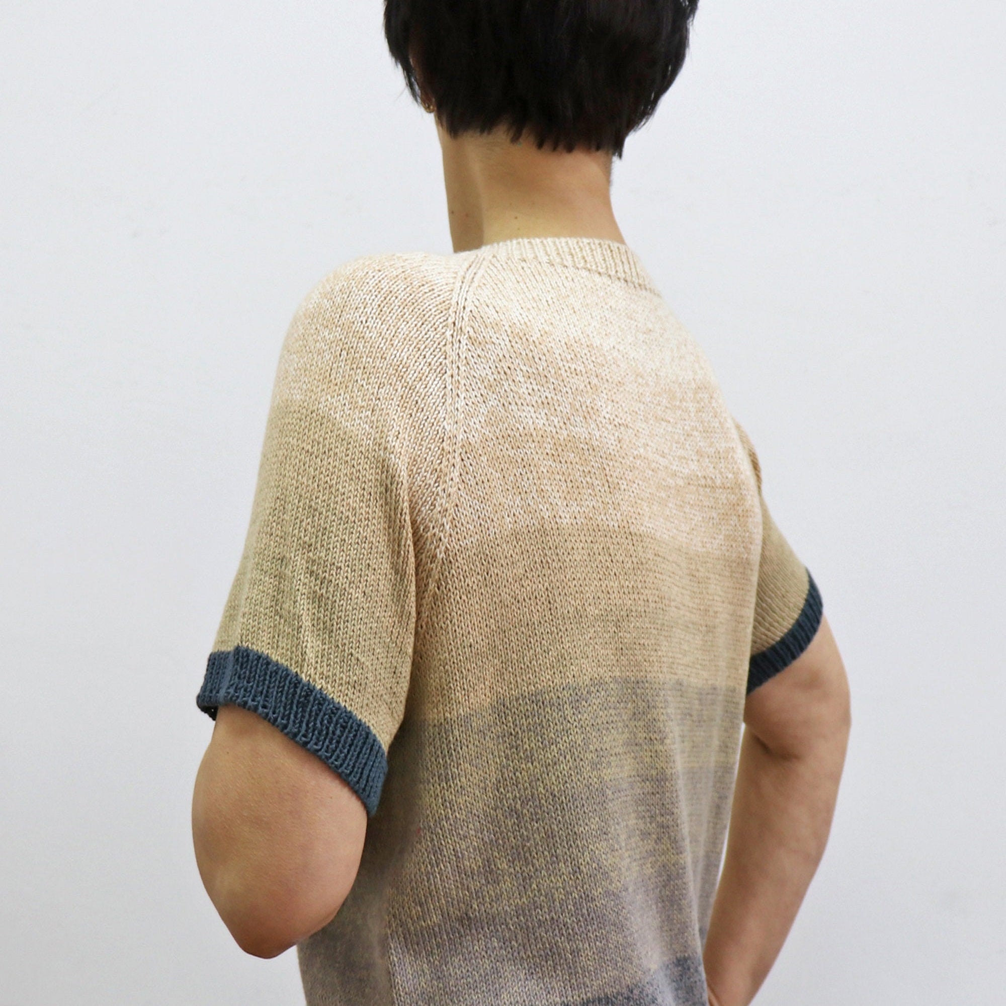 SUMMER T-SHIRT Knitting Pattern (skill level beginner)