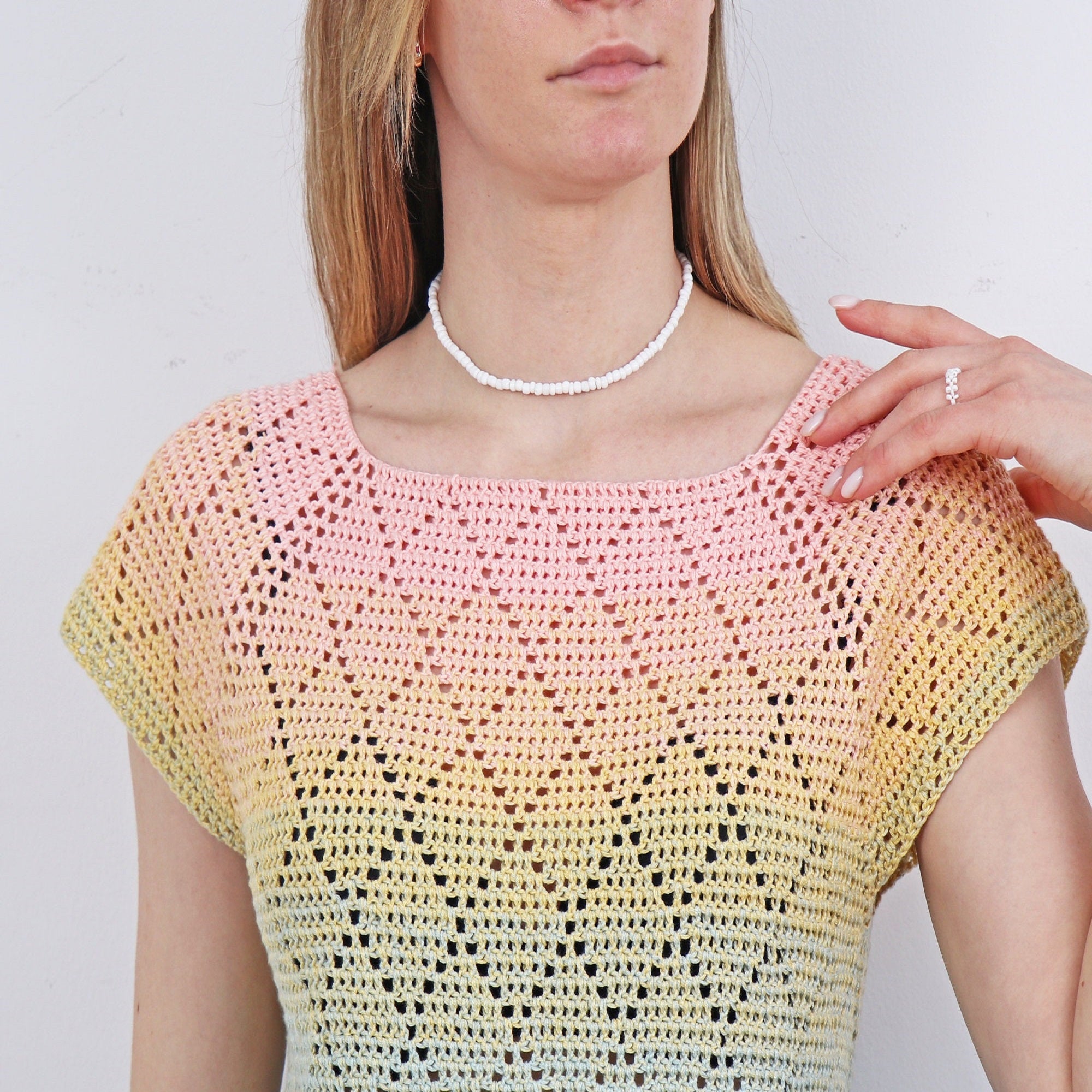 2-in-1 TOP Crochet Pattern (skill level intermediate)