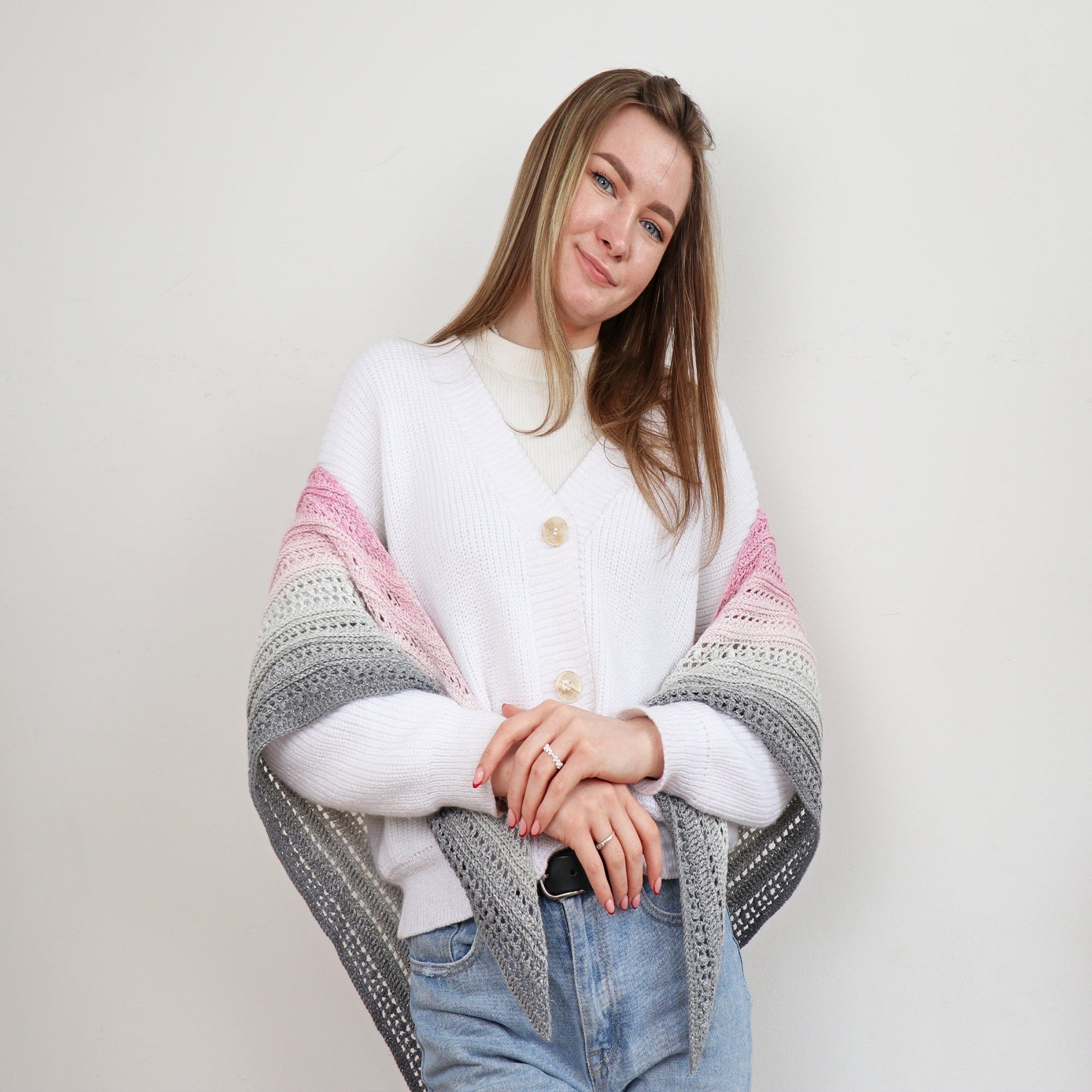 SHAWL Crochet Pattern (skill level intermediate)