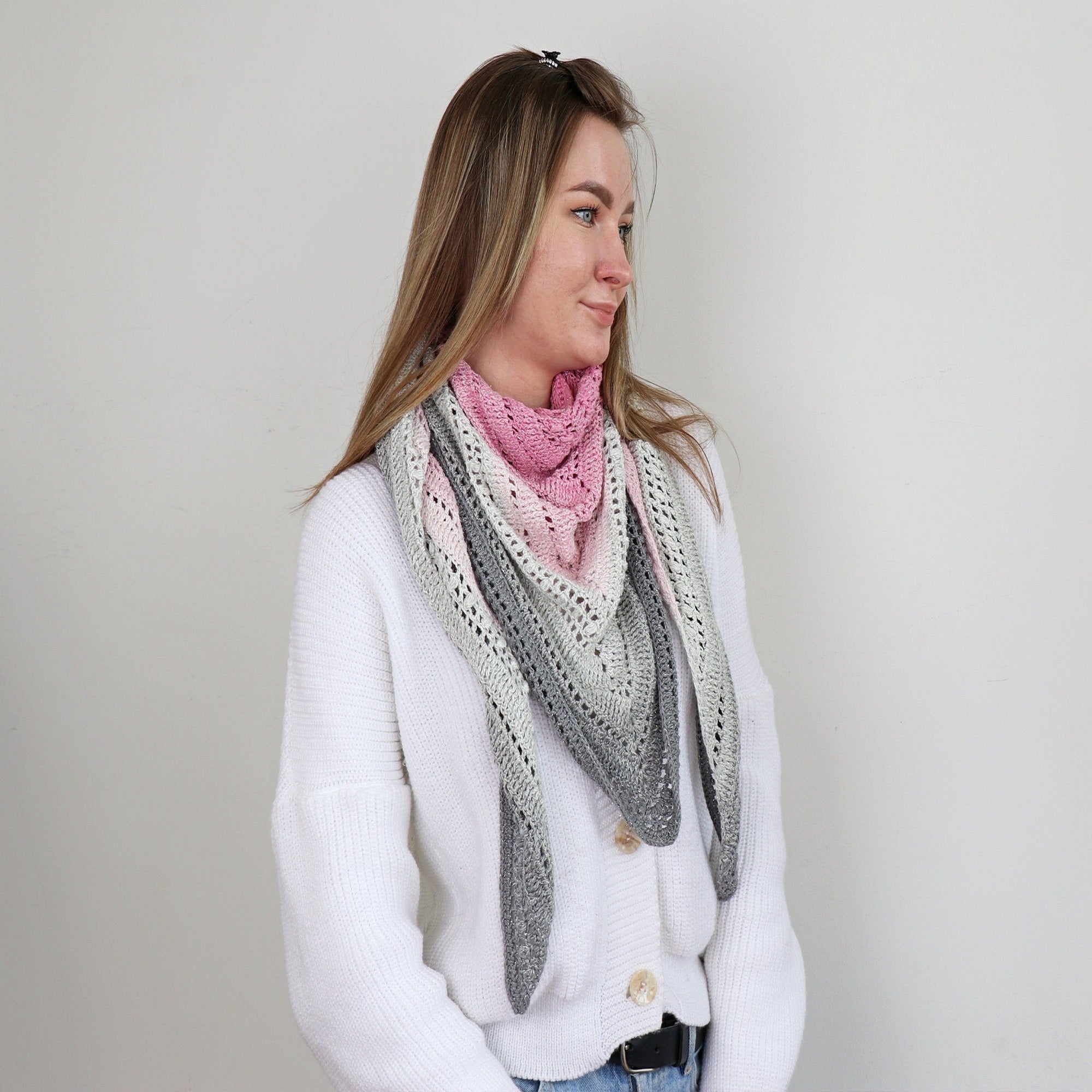 SHAWL Crochet Pattern (skill level intermediate)