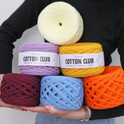 YARNART COTTON CLUB 23 Colors, Premium TShirt Yarn, Basket Yarn, 100% Cotton T-Shirt Yarn, Textile Yarn, Cotton Yarn, Fabric Yarn