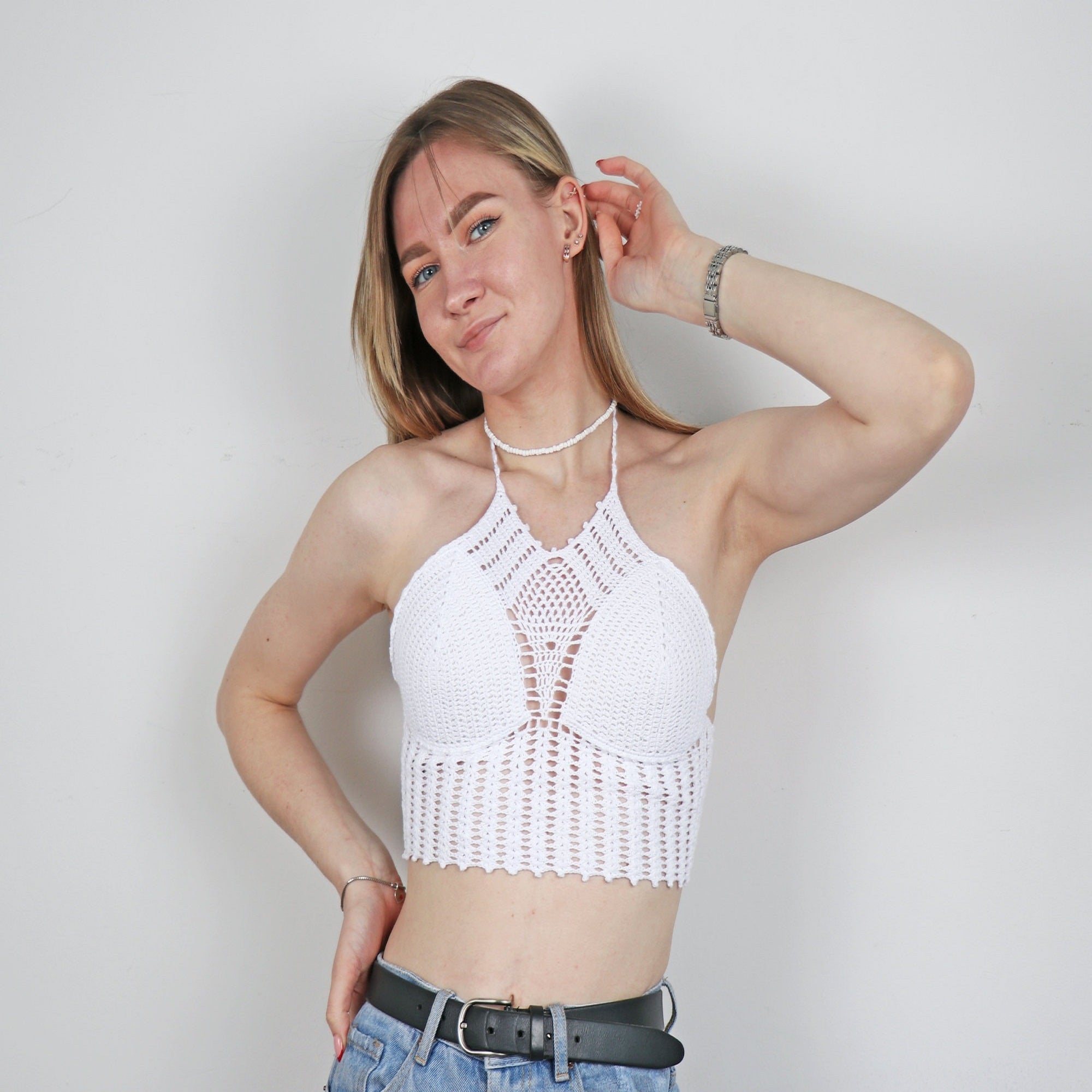 TANK TOP Crochet Pattern (skill level intermediate)