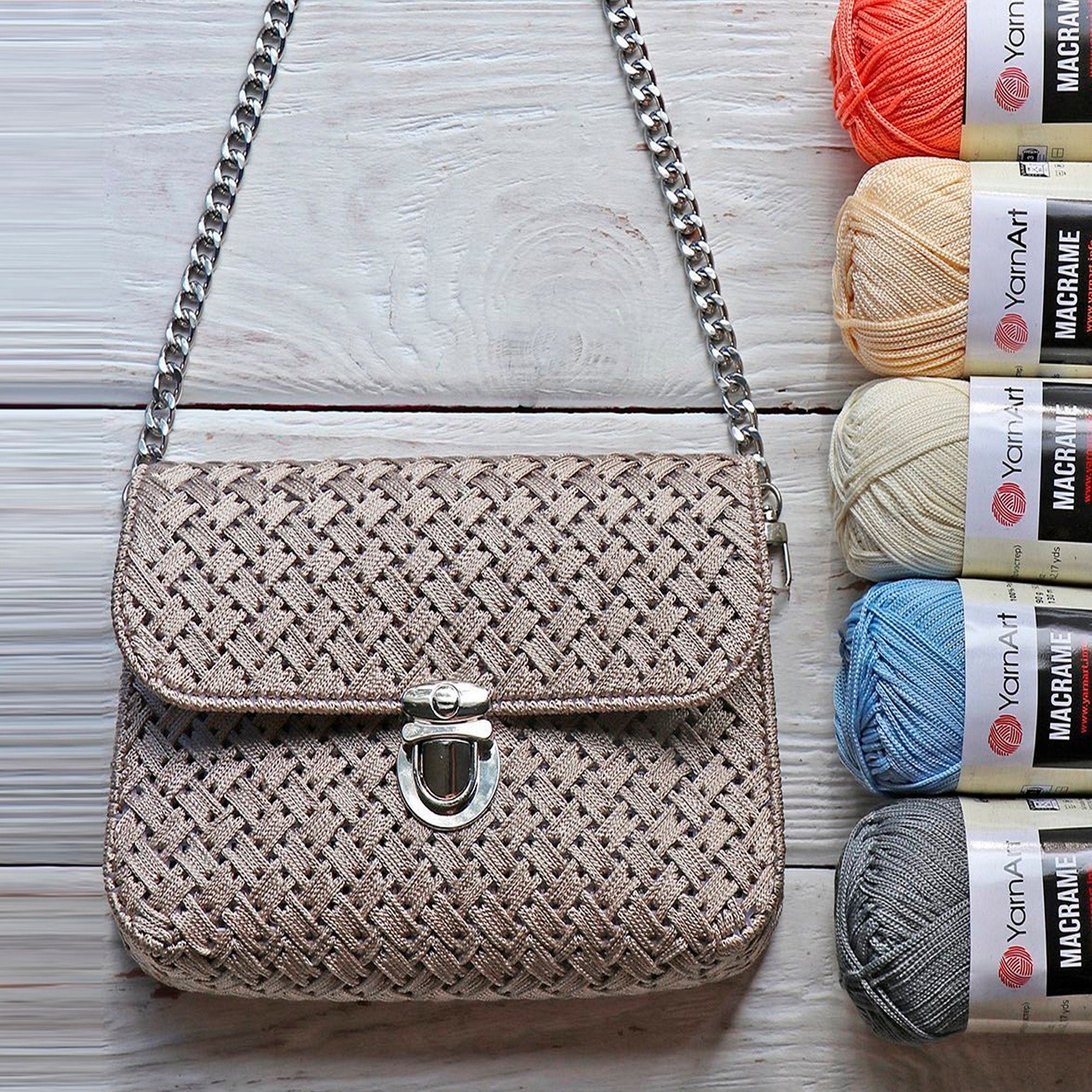 YarnArt Macrame, 23 colors, 3.5 oz / 142 yds