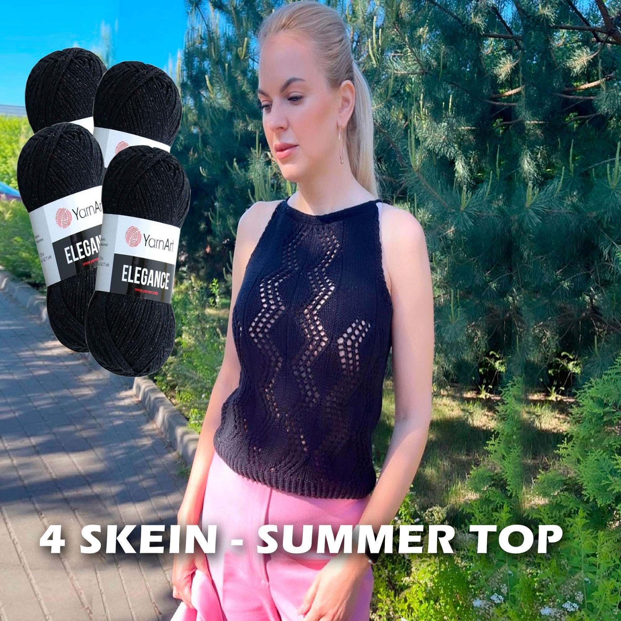 YarnArt Elegance, 23 colors, 1.76 oz / 142 yards