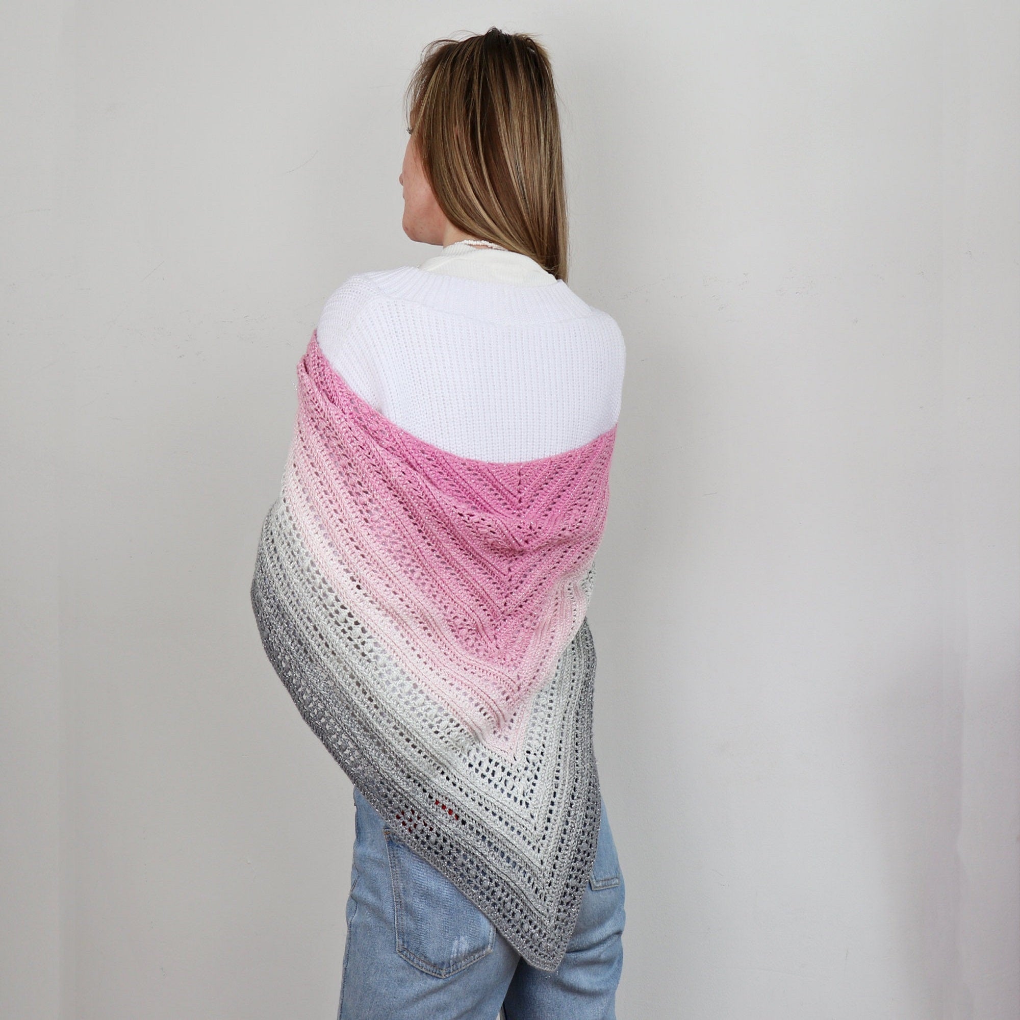 SHAWL Crochet Pattern (skill level intermediate)