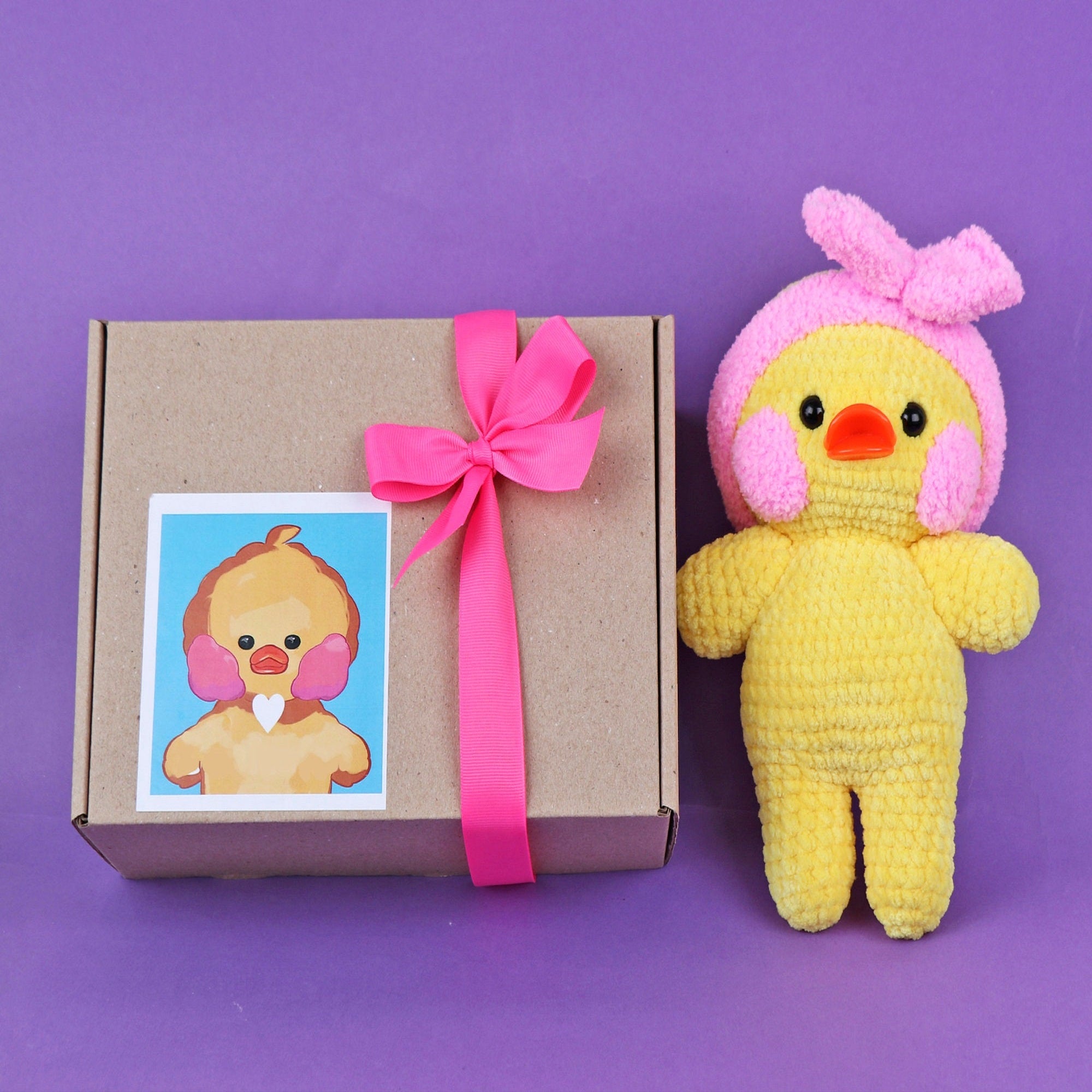 Beginner Amigurumi Duck Crochet Kit, free PDF pattern