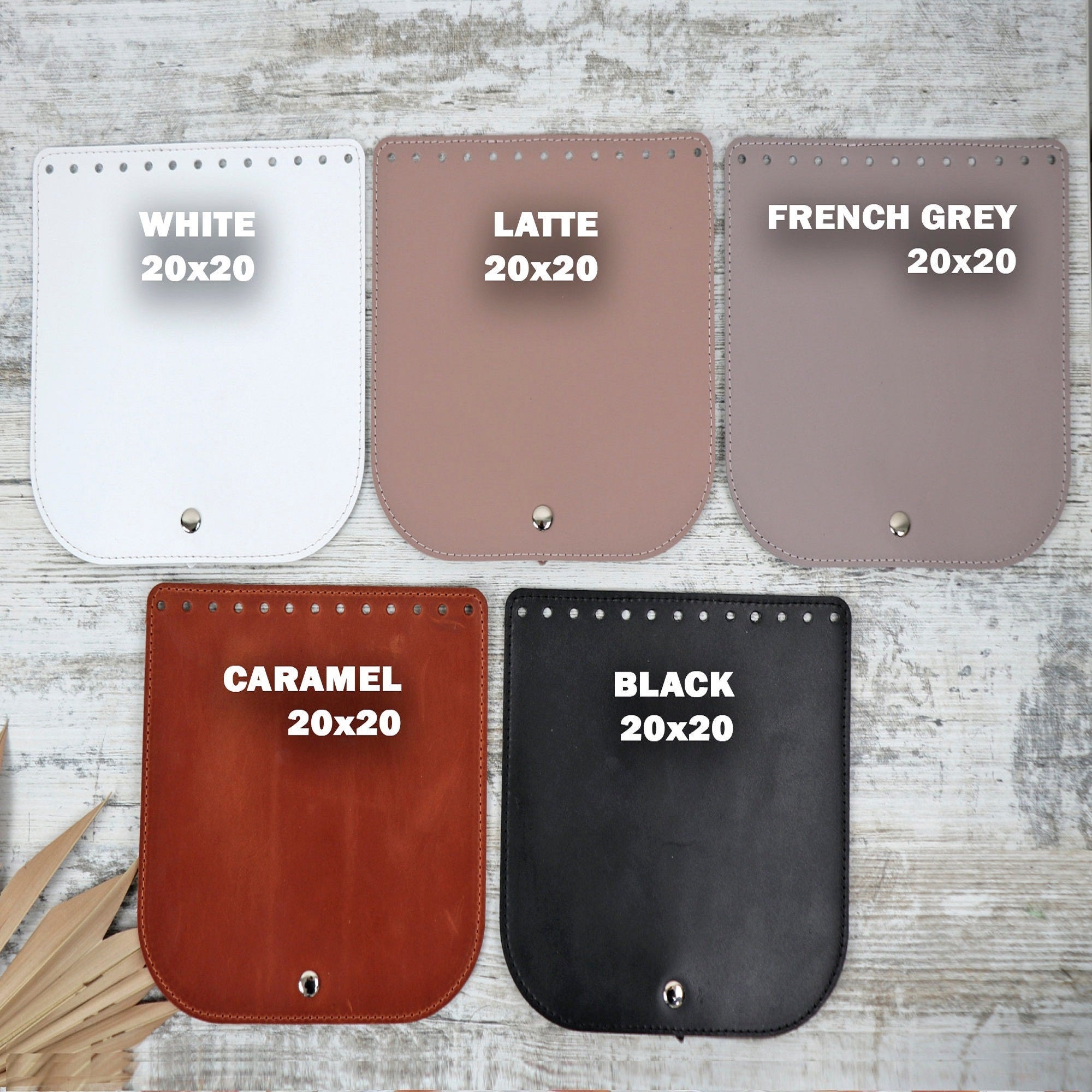 Leather Top For Bag or Backpack, 5 Colors