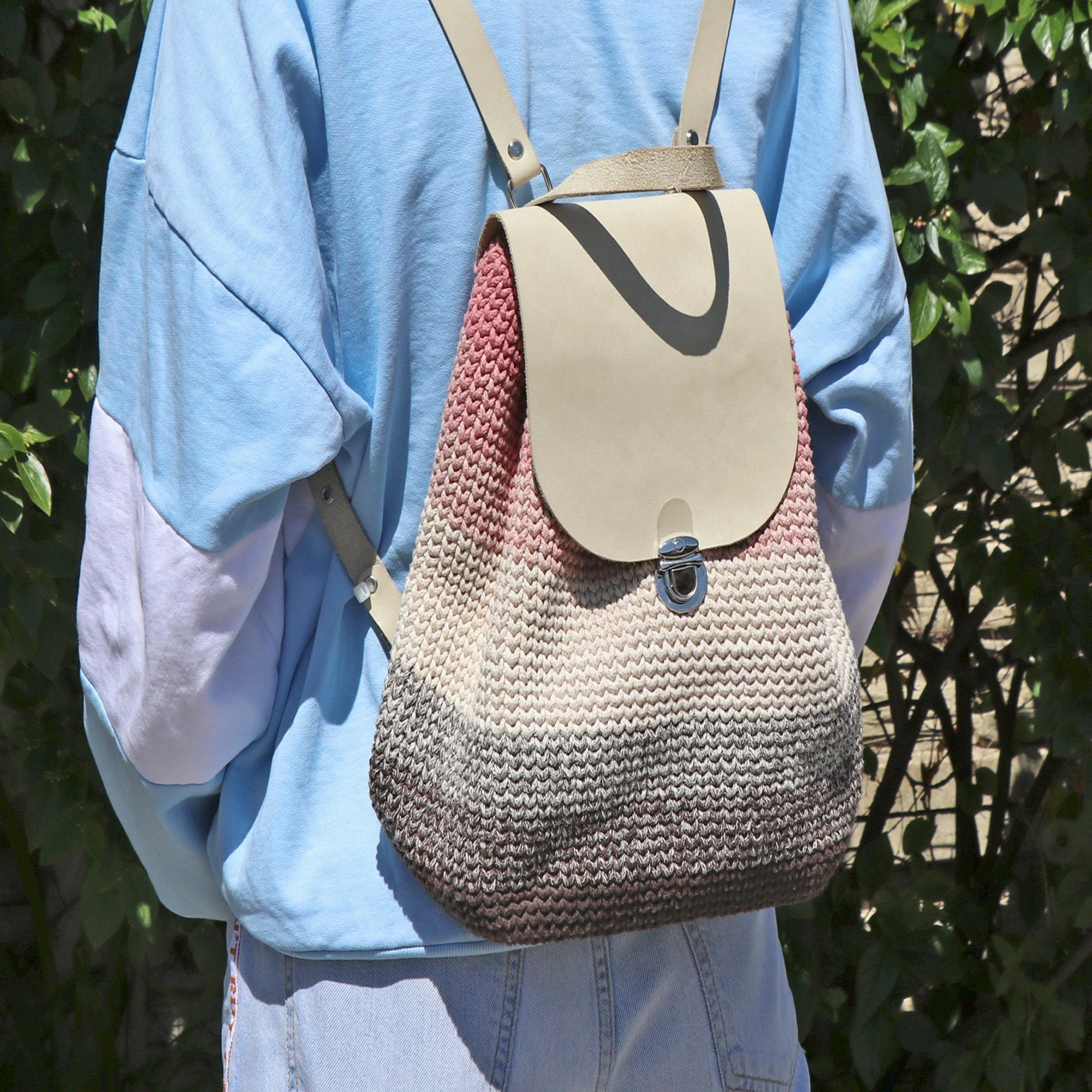 BACKPACK Crochet Pattern (skill level beginner)