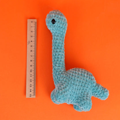 Crochet pattern Dinosaur, US standard terms, Skill level beginner