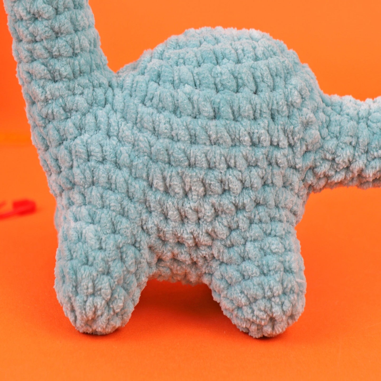 Crochet pattern Dinosaur, US standard terms, Skill level beginner