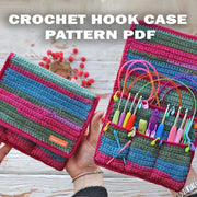 SUPER EASY Crochet hook CASE pattern, Pdf Hook Organizer Diy, Needlework Case Pattern, Crochet Hooks Holder Pattern, Instant Download