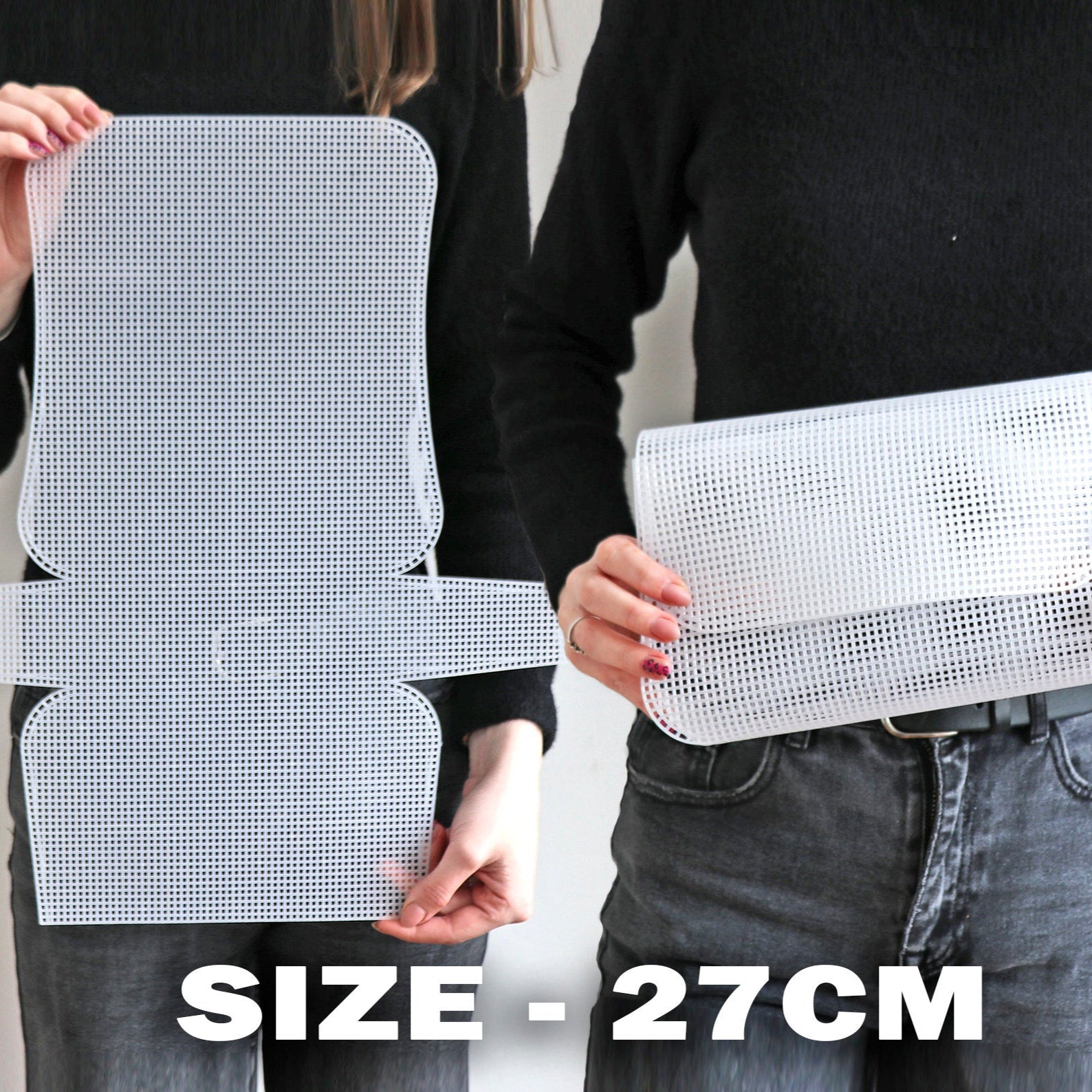 BAG PLASTIC CANVAS in 3 Size, Bag Plastic Canvas Pattern, Plastic Canvas Grid,Bag Making, Bag Making Supplies,Plastic Mesh Sheet for Diy Bag