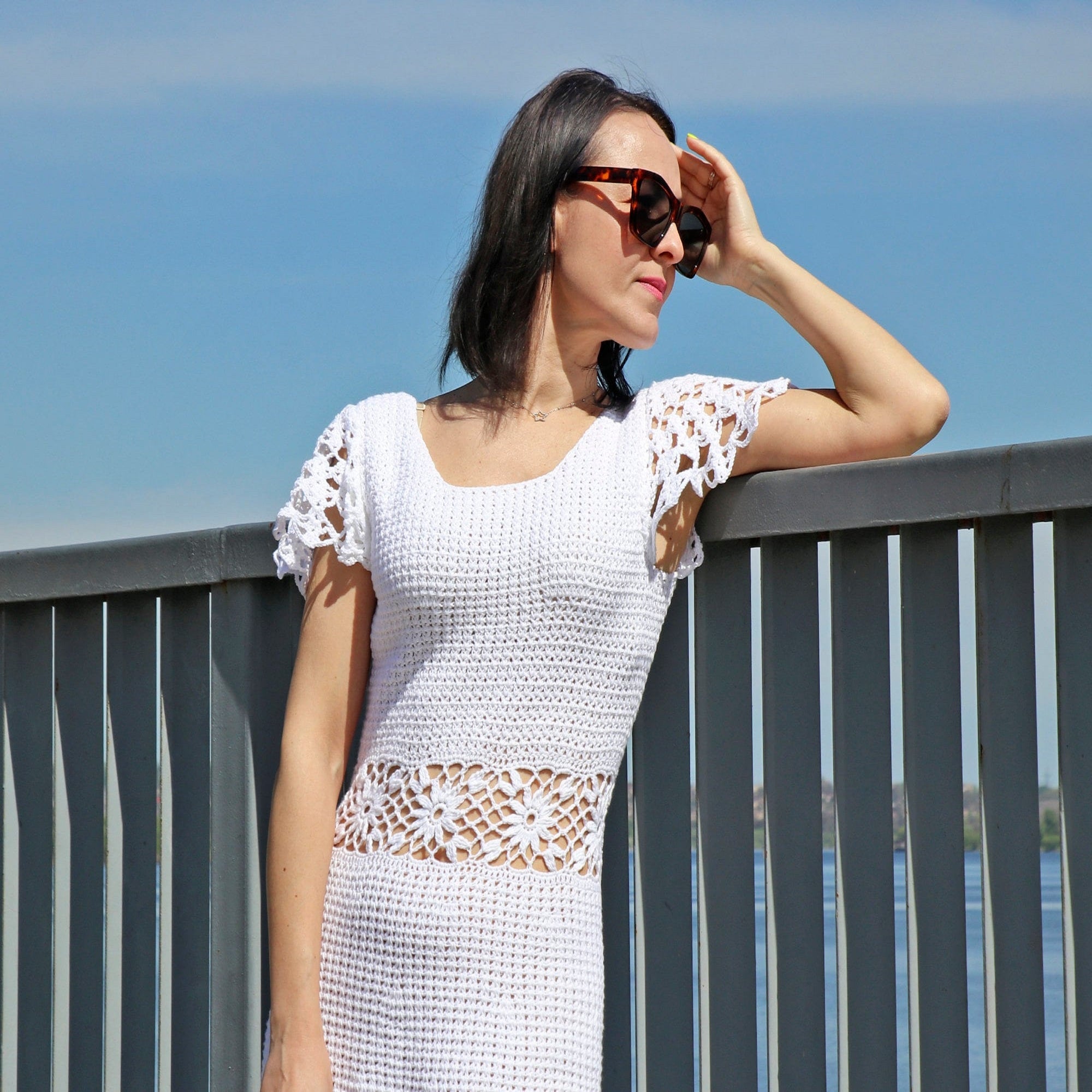 LACE DRESS Crochet Pattern (skill level advanced)
