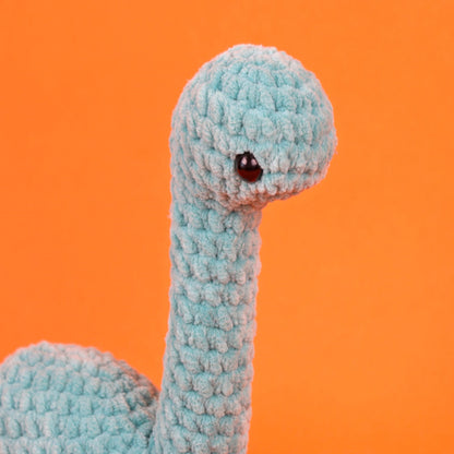 Crochet pattern Dinosaur, US standard terms, Skill level beginner
