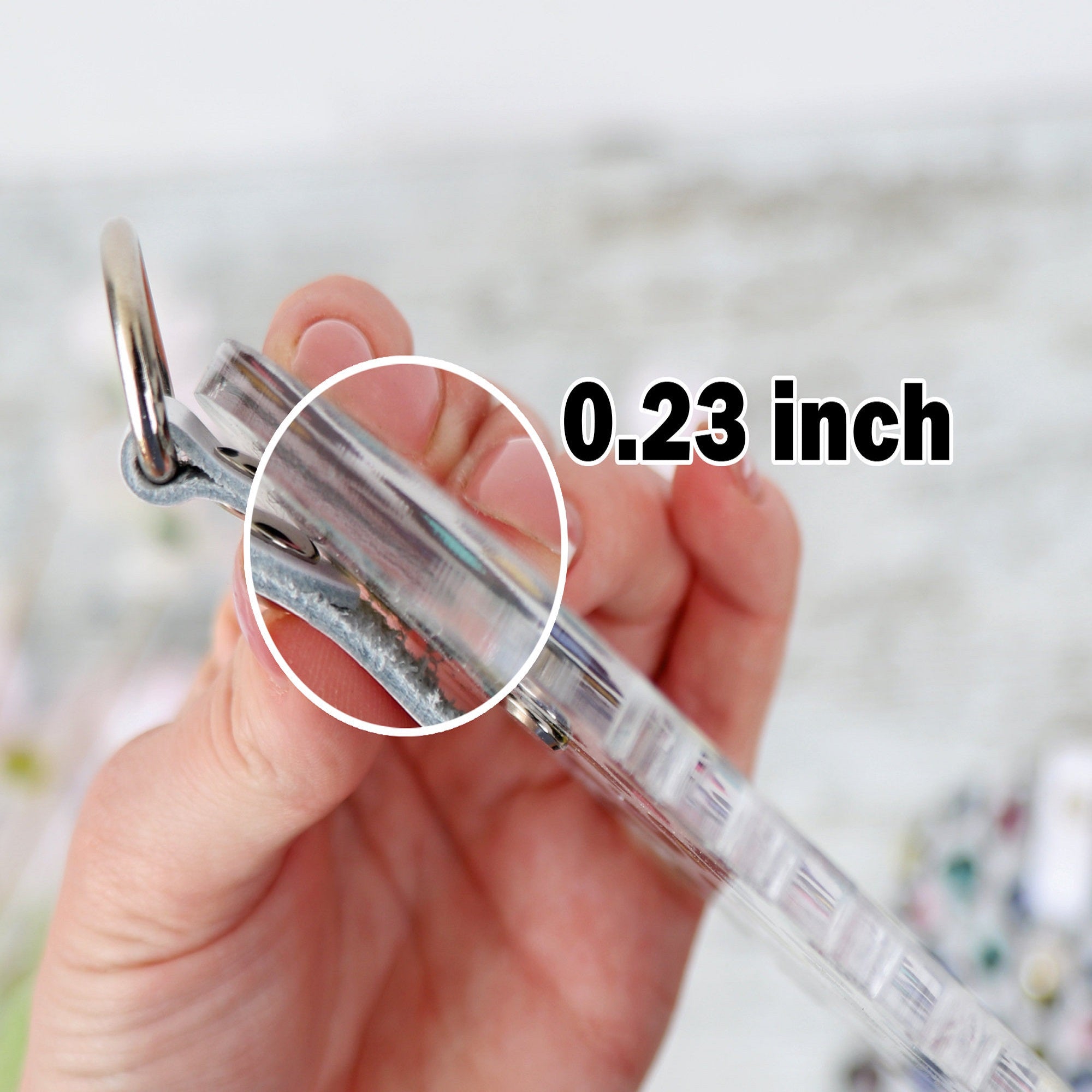 Handmade Acrylic Sides for Bag, 14 colors, 18x10 cm