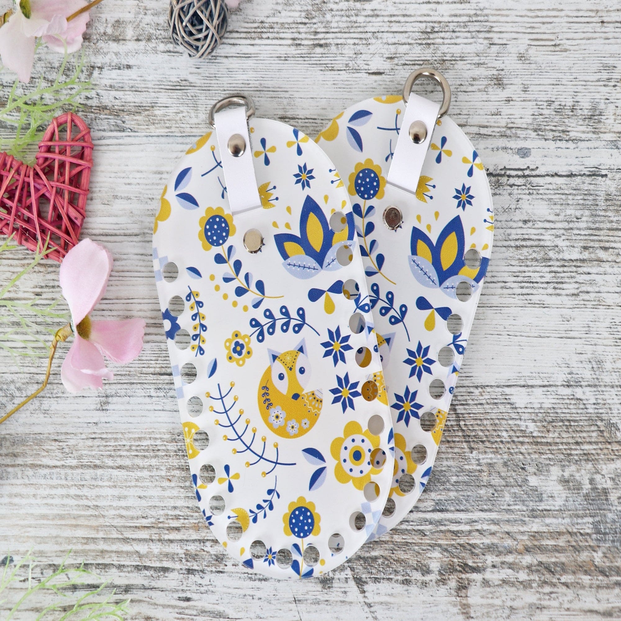 Handmade Acrylic Sides for Bag, 14 colors, 18x10 cm