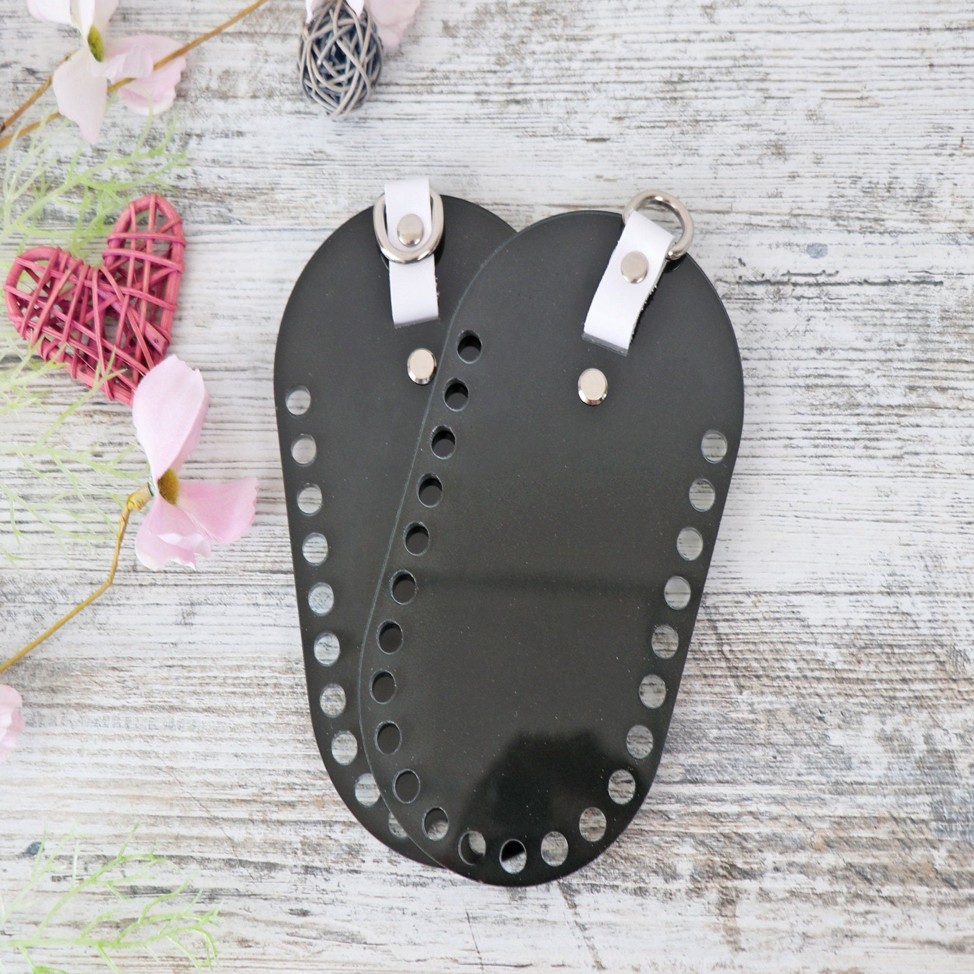 Handmade Acrylic Sides for Bag, 14 colors, 18x10 cm