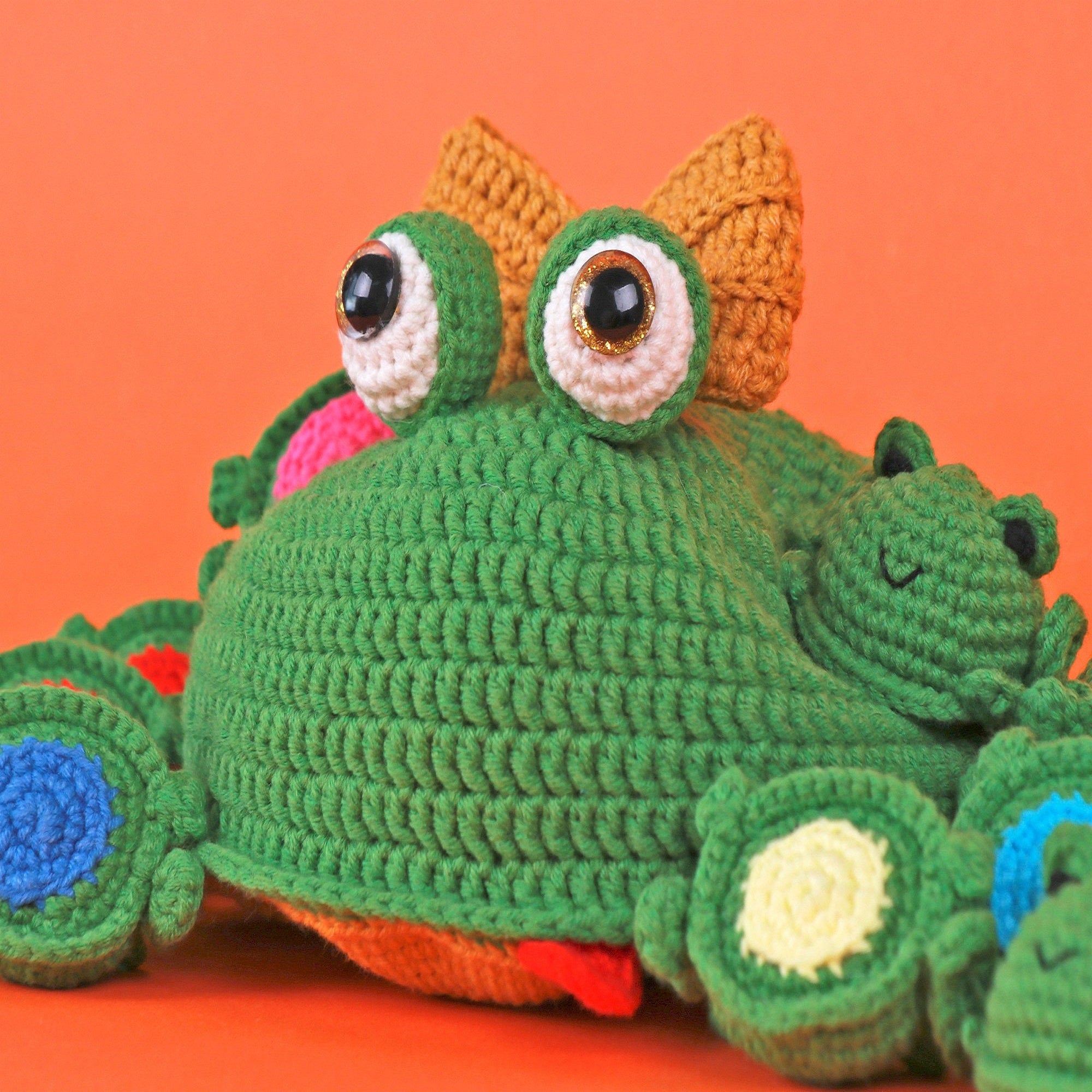 FROG MEMORY GAME Crochet Pattern (skill level intermediate)