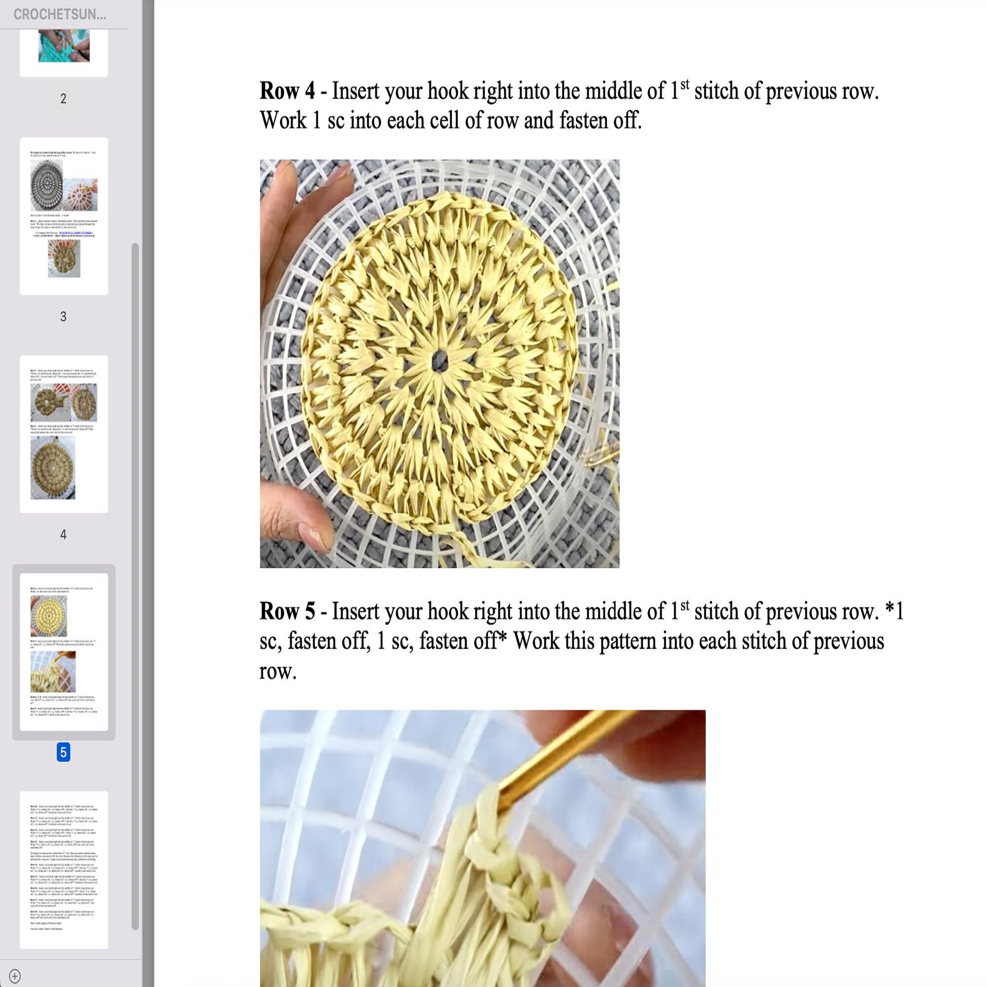 SUN HAT Embroidery Pattern (skill level intermediate)