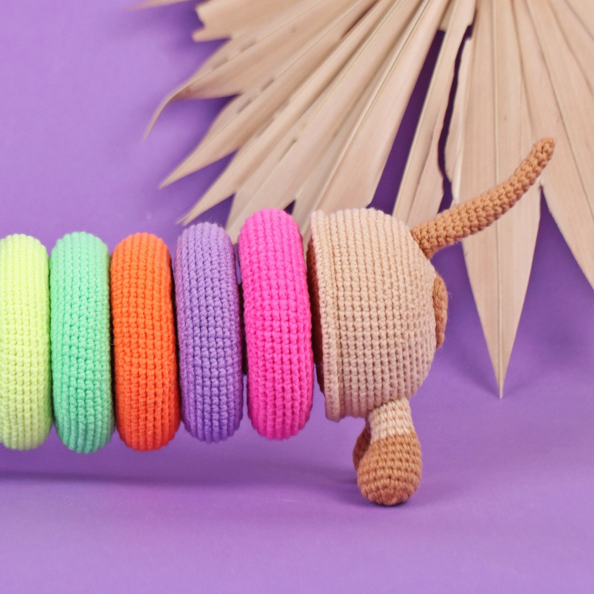 STACKING DOG TOY Crochet Pattern (skill level intermediate)