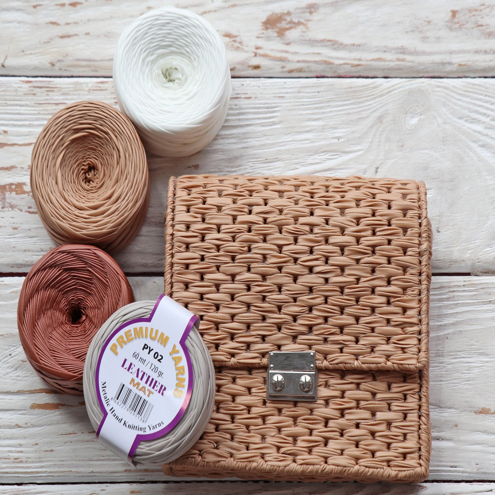 Premium Yarns Leather Mat, 7 colors, 4.2 oz / 66 yards