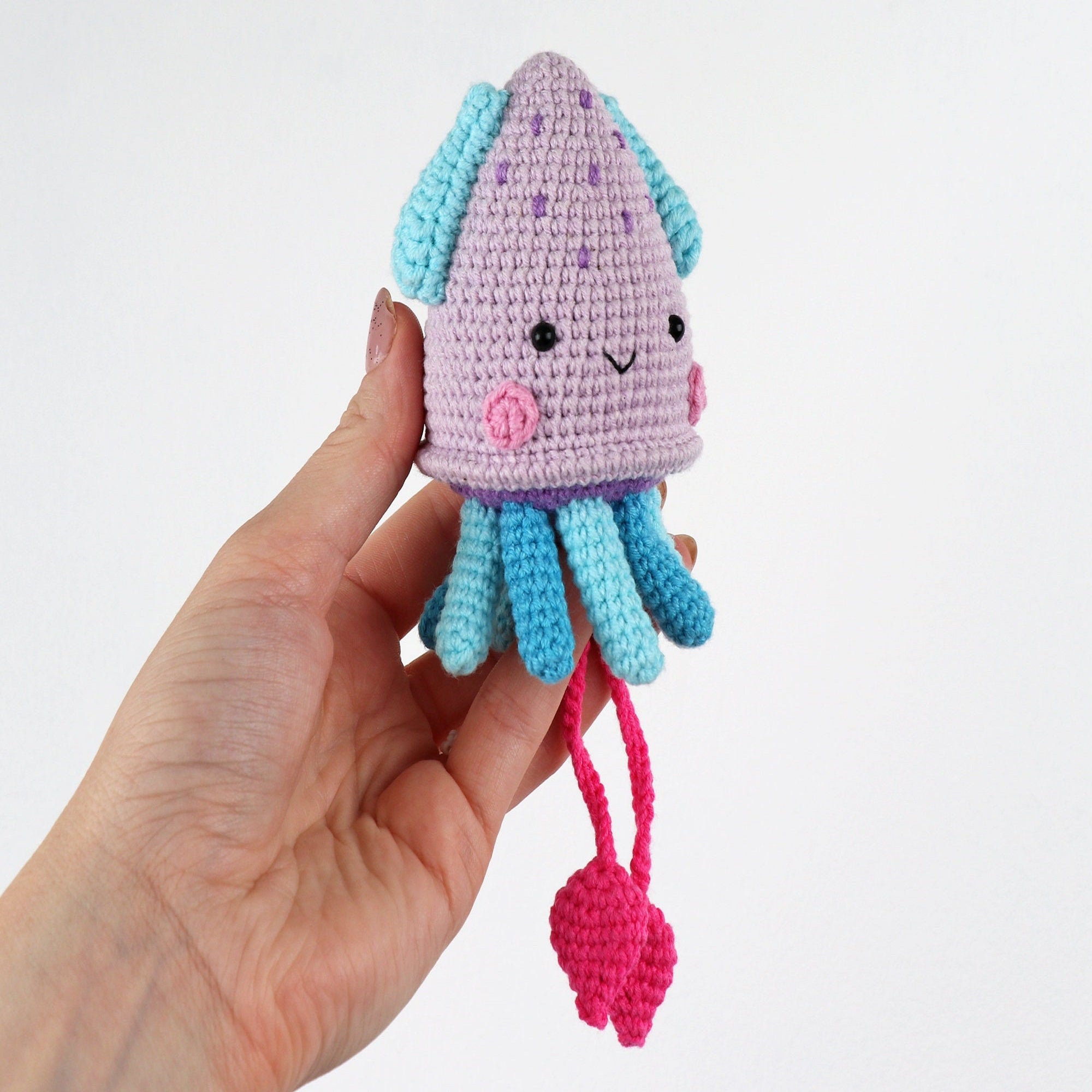SQUID Crochet Pattern (skill level intermediate)