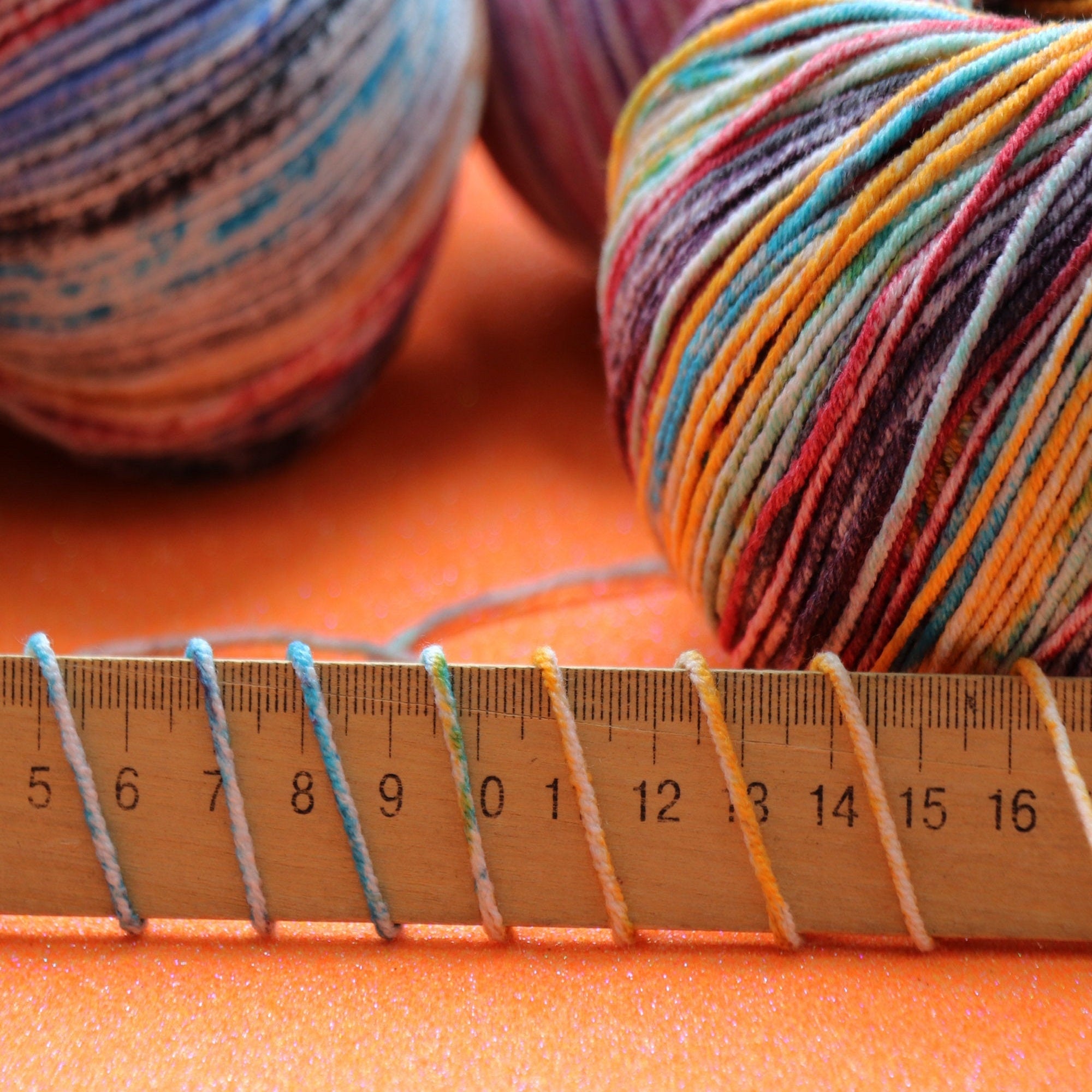 YarnArt Jeans Splash, 8 colors, 1.76 oz / 174 yds