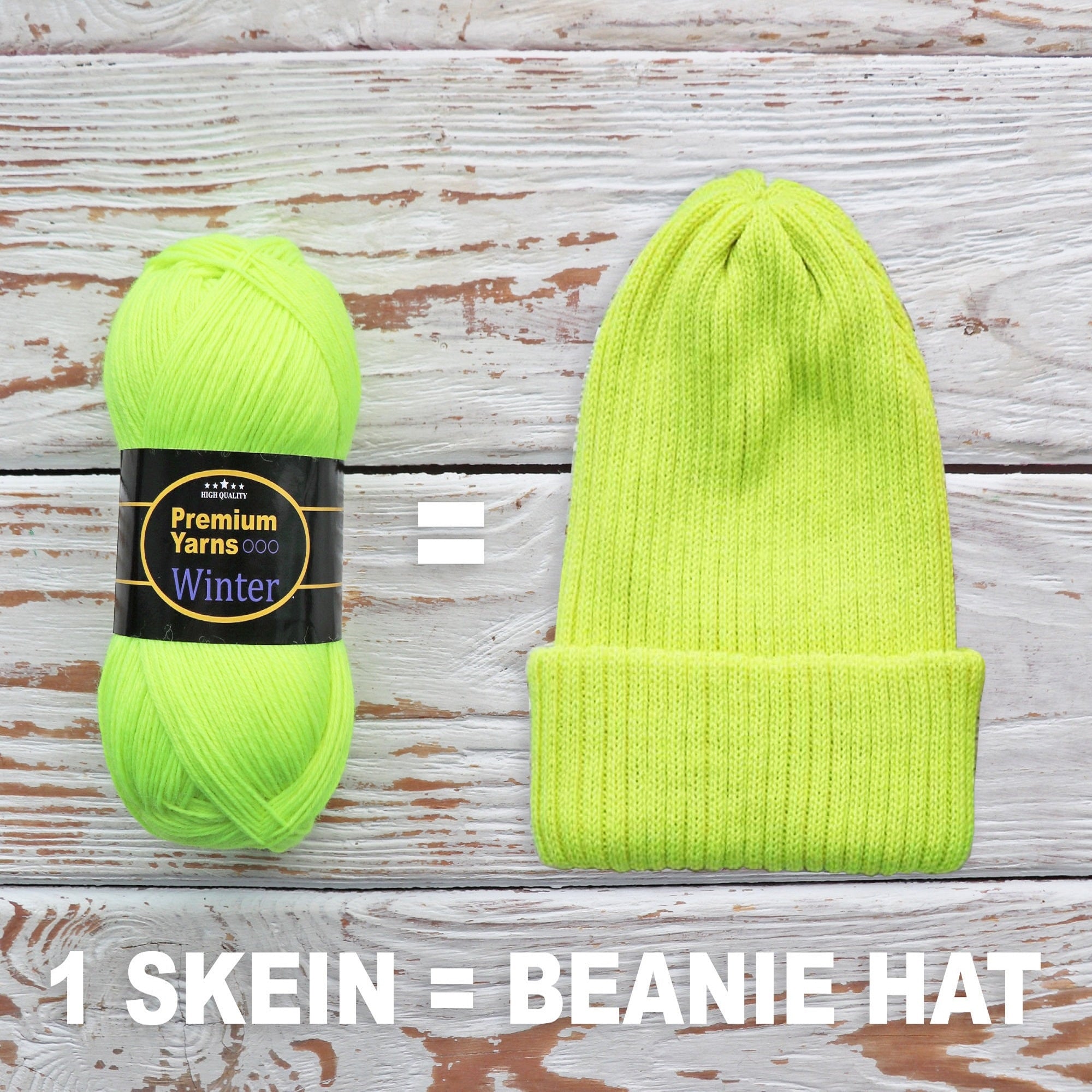 Premium Yarn Winter, 9 colors, 3.5 oz / 448 yards