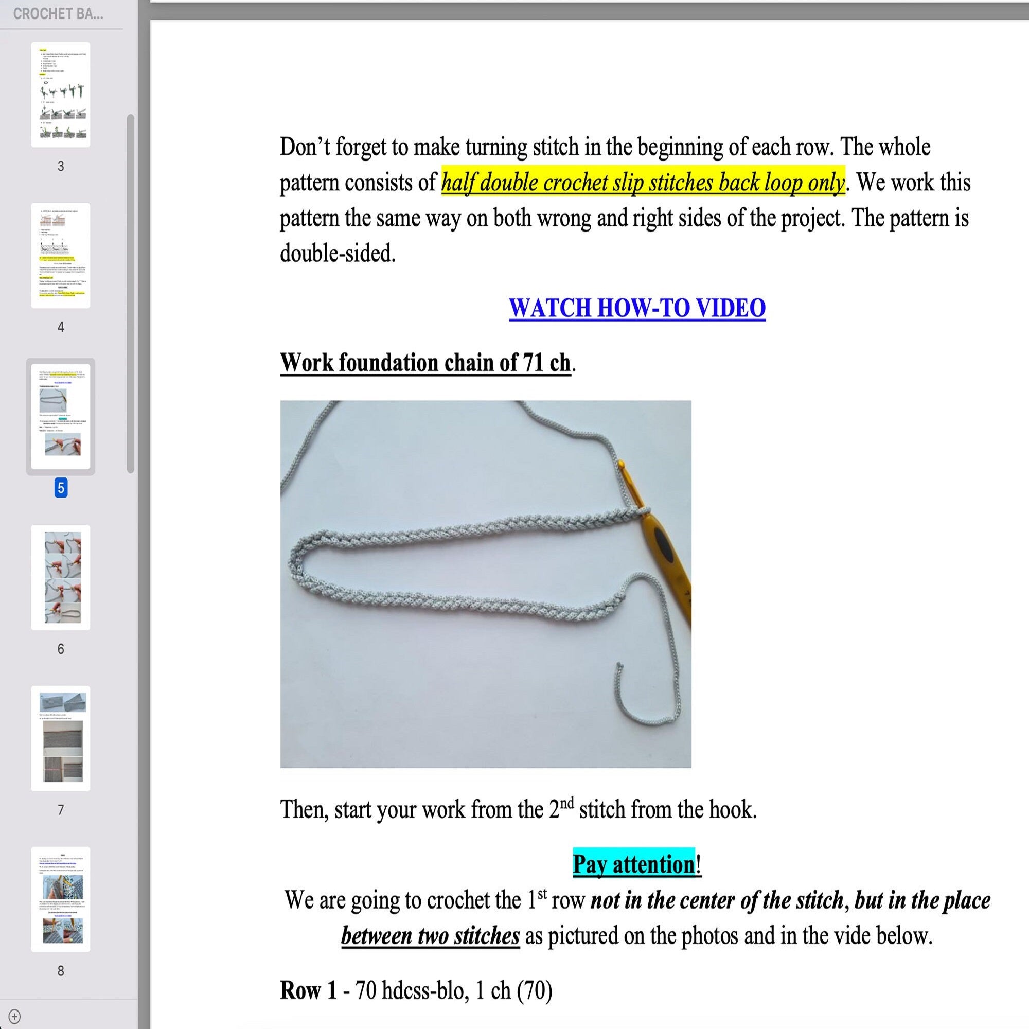 SMALL PURSE Crochet Pattern (skill level beginner)