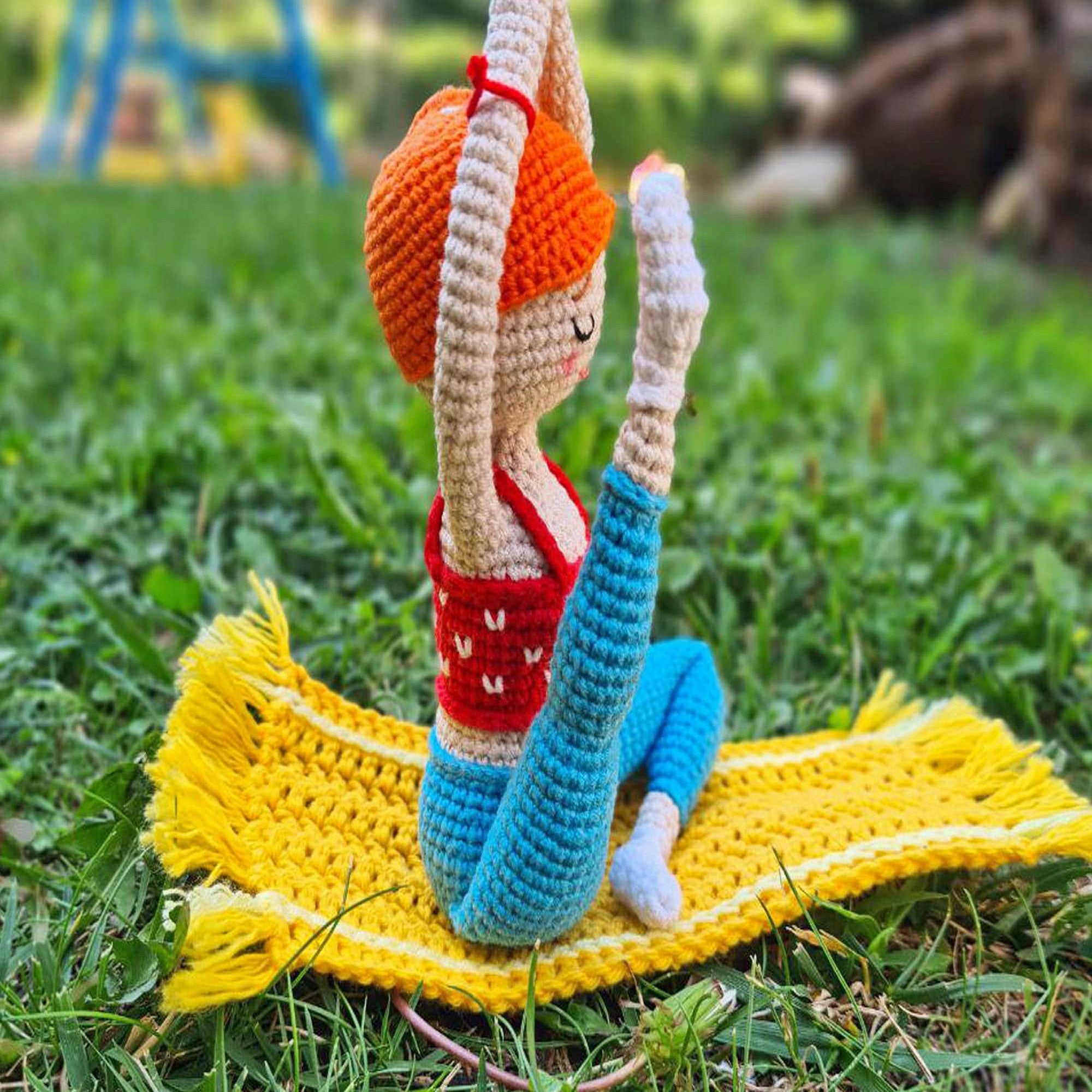 YOGI GIRL Crochet Pattern (skill level intermediate)