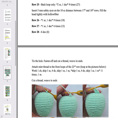 OCTOPUS Crochet Pattern (skill level intermediate)
