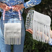 Crochet PURSE PATTERN, Crochet Macrame Bag, The Coco Clutch Pattern, Shoulder Bag, Cord Rope Bag Tutorial, Handbag Pattern,Beginners Pattern