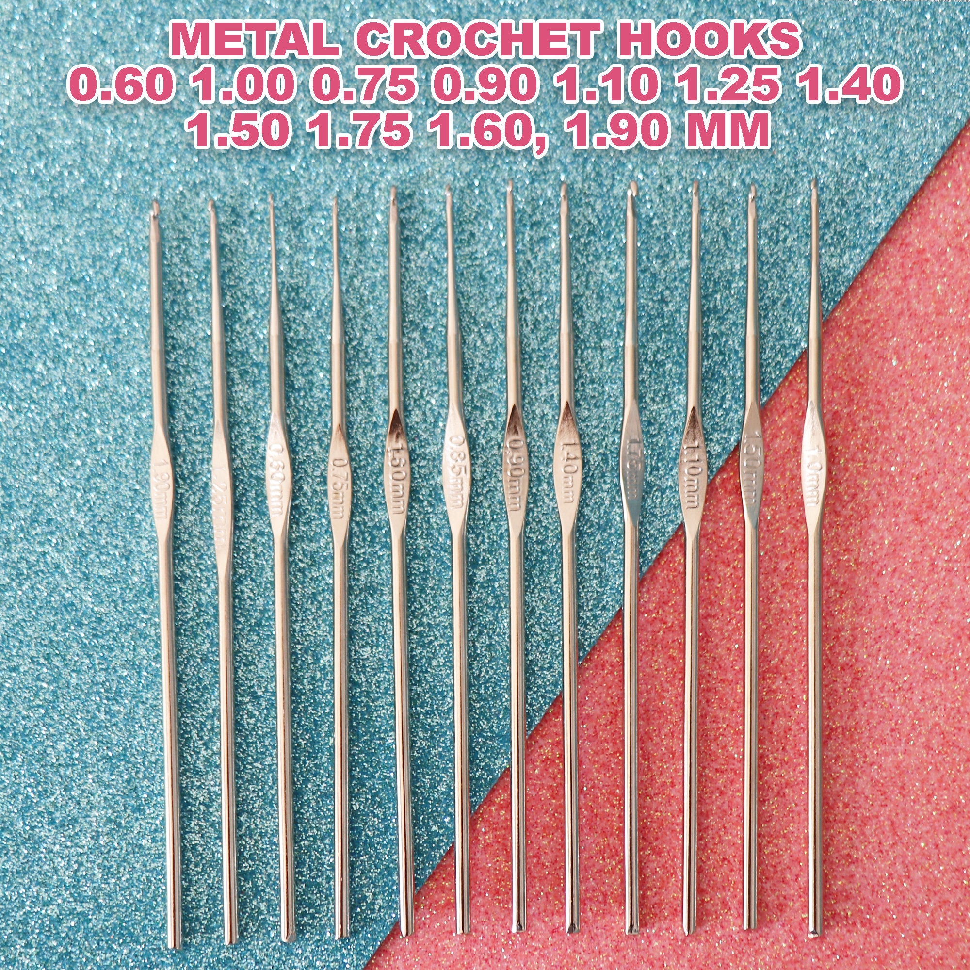 DIY Mini Crochet Kit, Beginner Crochet Kit All Ages, Includes Yarn, Crochet Hooks, Accessories Kit, Case & More, 58 Items in the Kit