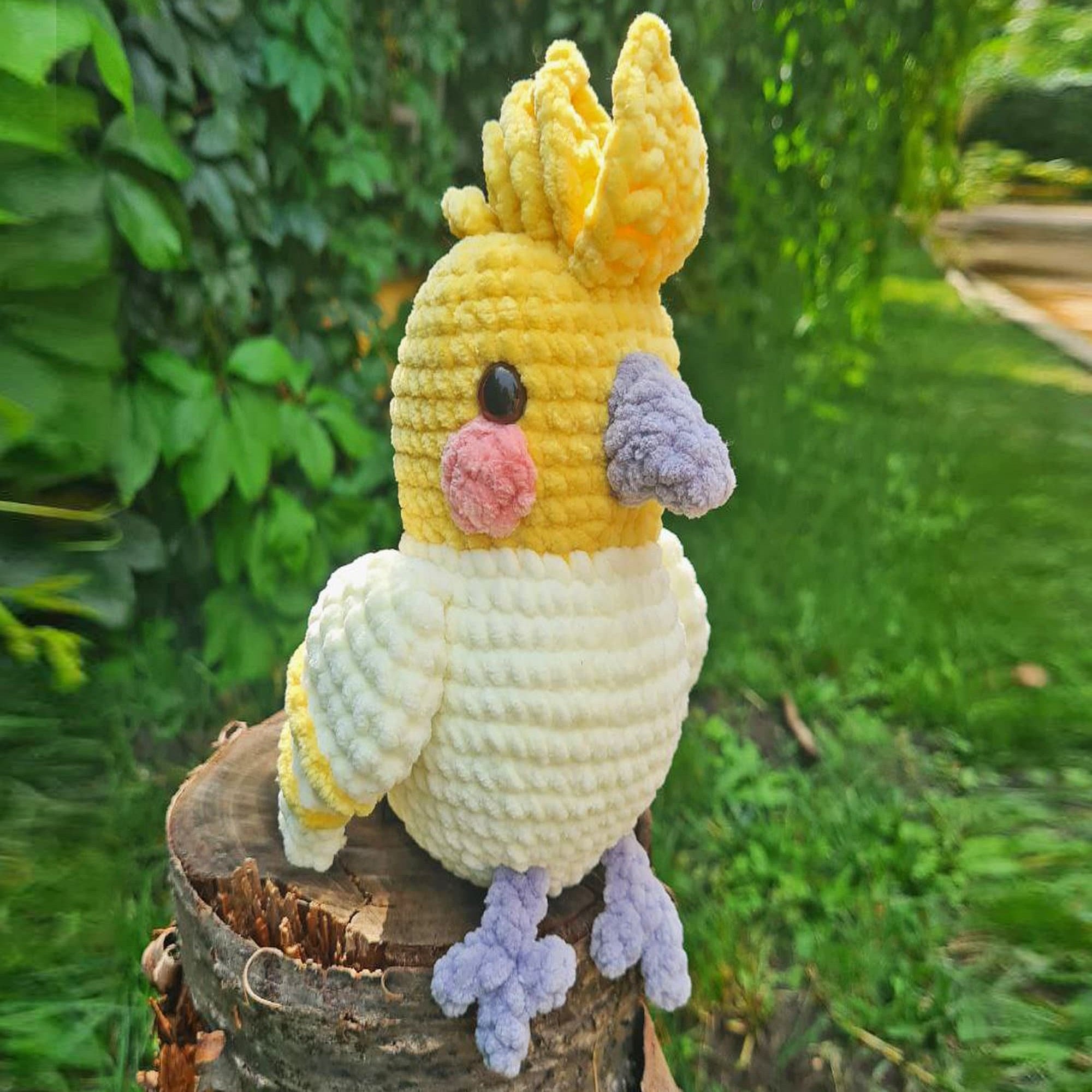3-in-1 PARROT Crochet Pattern (skill level intermediate)