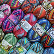 NAKO BOHO, SOCK Yarn 41 Colors, Merino Wool Sock Yarn, Fingering Sock Yarn, Superwash Socks Yarn, Wool Yarn, Knitting Yarn, Winter Yarn